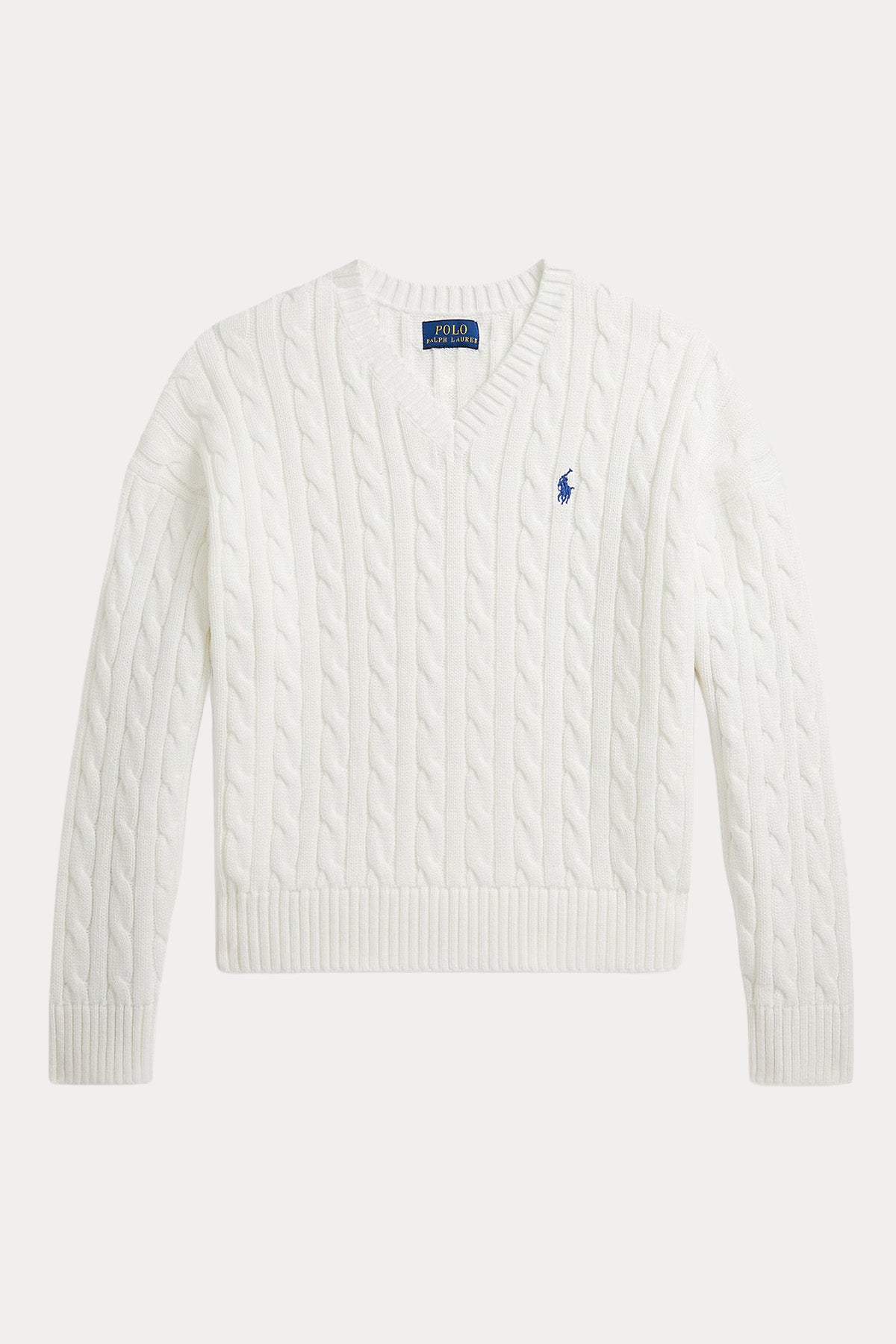 Polo Ralph Lauren Kids S-M Beden Kız Çocuk Saç Örgü Triko