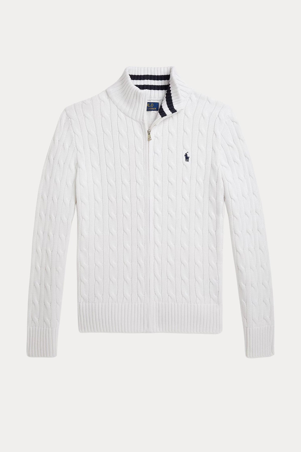 Polo Ralph Lauren Kids S-L Beden Erkek Çocuk Saç Örgü Triko Ceket