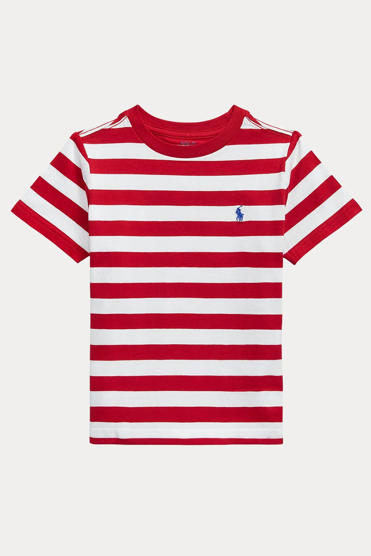 Polo Ralph Lauren Kids 3-5 Yaş Unisex Çocuk Çizgili Pony Logolu T-shirt