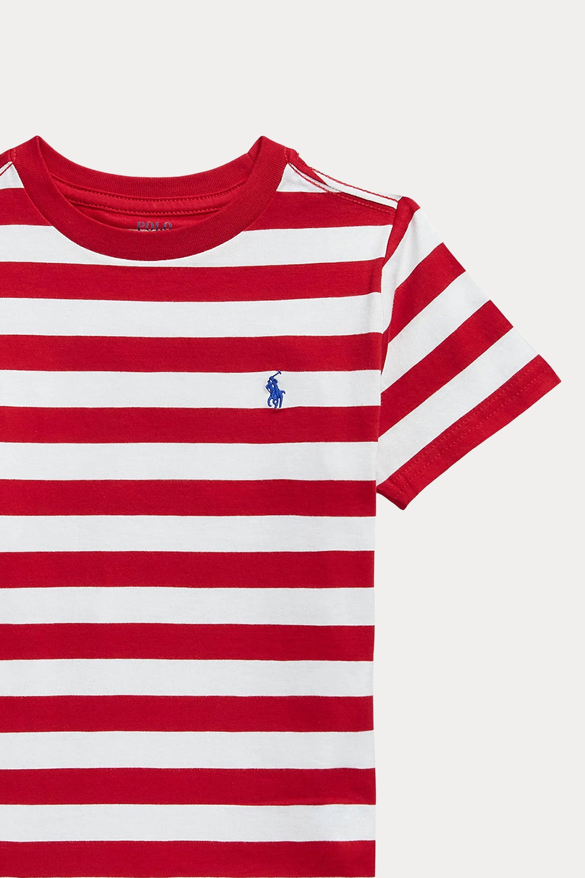 Polo Ralph Lauren Kids 3-5 Yaş Unisex Çocuk Çizgili Pony Logolu T-shirt