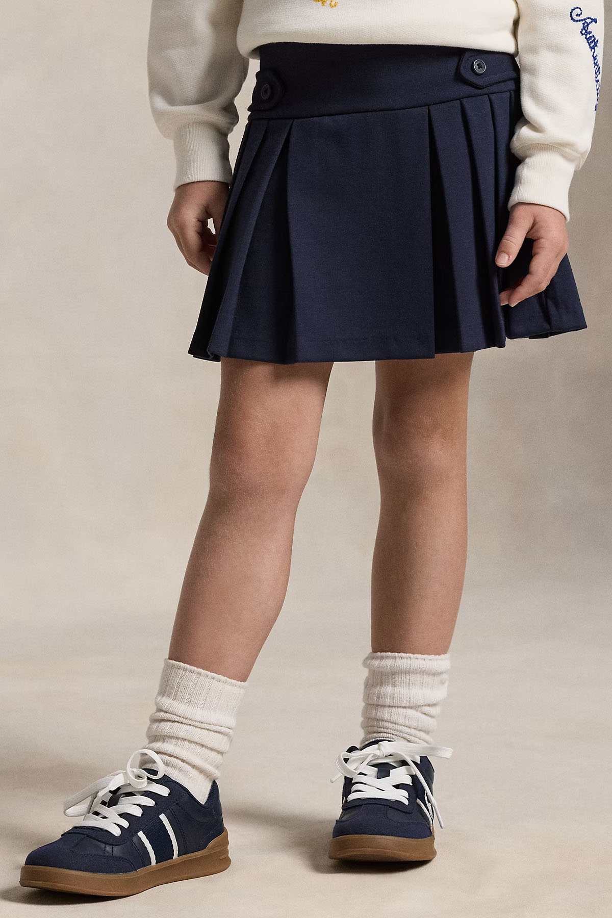 Polo Ralph Lauren Kids 2-3 Yaş Kız Çocuk Pileli Şortlu Etek