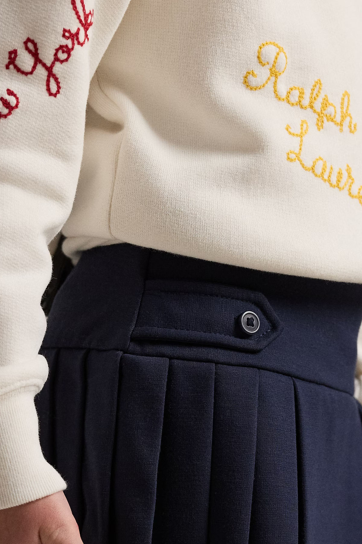 Polo Ralph Lauren Kids 2-3 Yaş Kız Çocuk Pileli Şortlu Etek