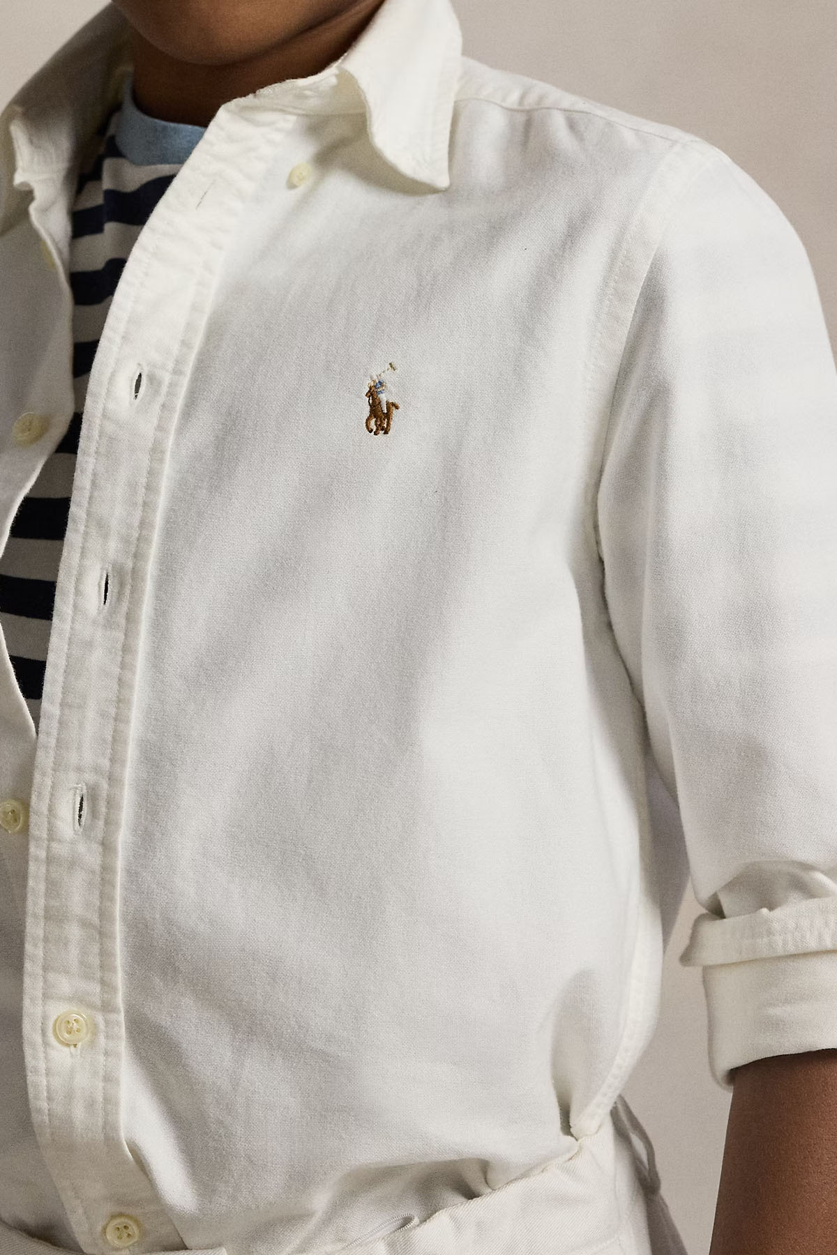 Polo Ralph Lauren Kids S-M Beden Erkek Çocuk Oxford Gömlek