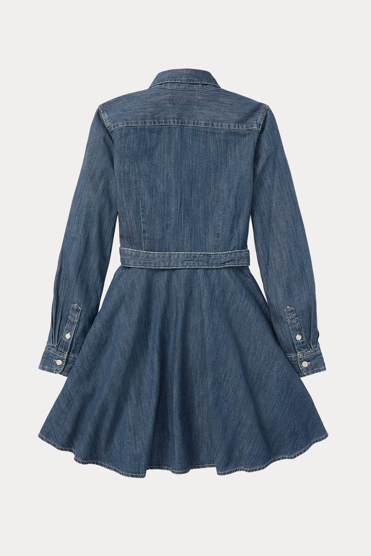 Polo Ralph Lauren Kids 4-6 Yaş Kız Çocuk Denim Gömlek Elbise