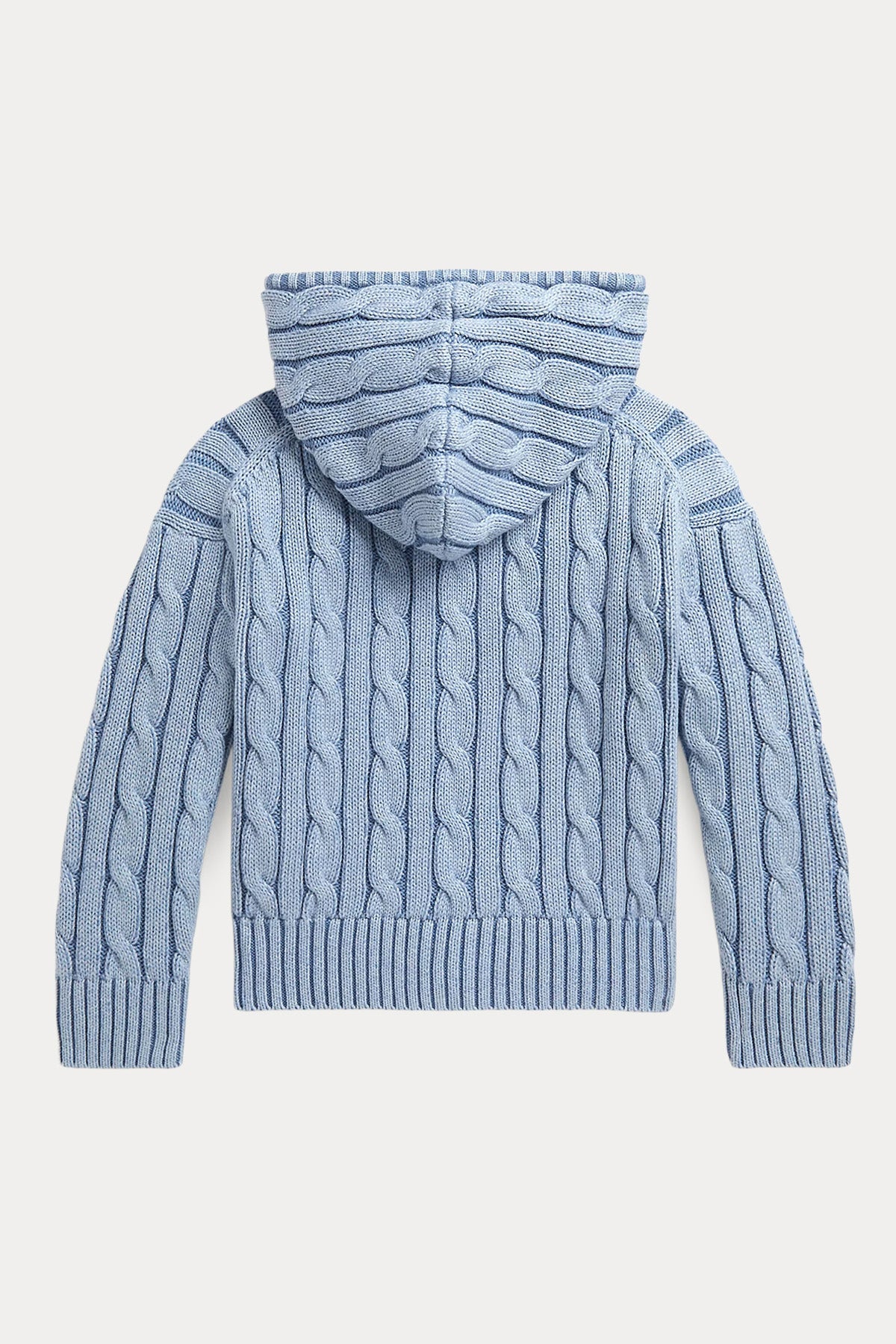 Polo Ralph Lauren Kids 4-6 Yaş Unisex Çocuk Saç Örgü Kapüşonlu Triko Ceket