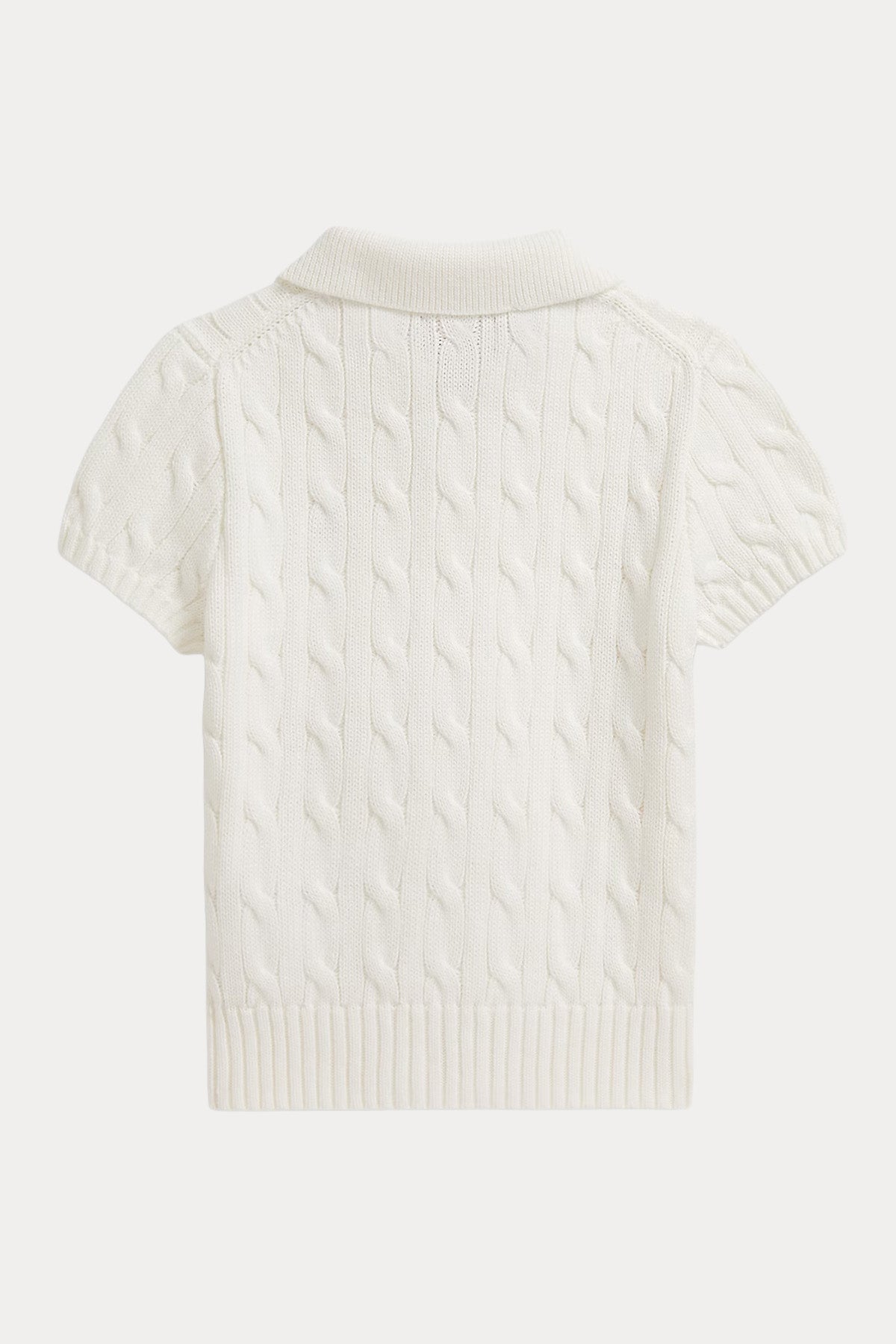 Polo Ralph Lauren Kids 3-5 Yaş Unisex Çocuk Polo Yaka Saç Örgü Triko