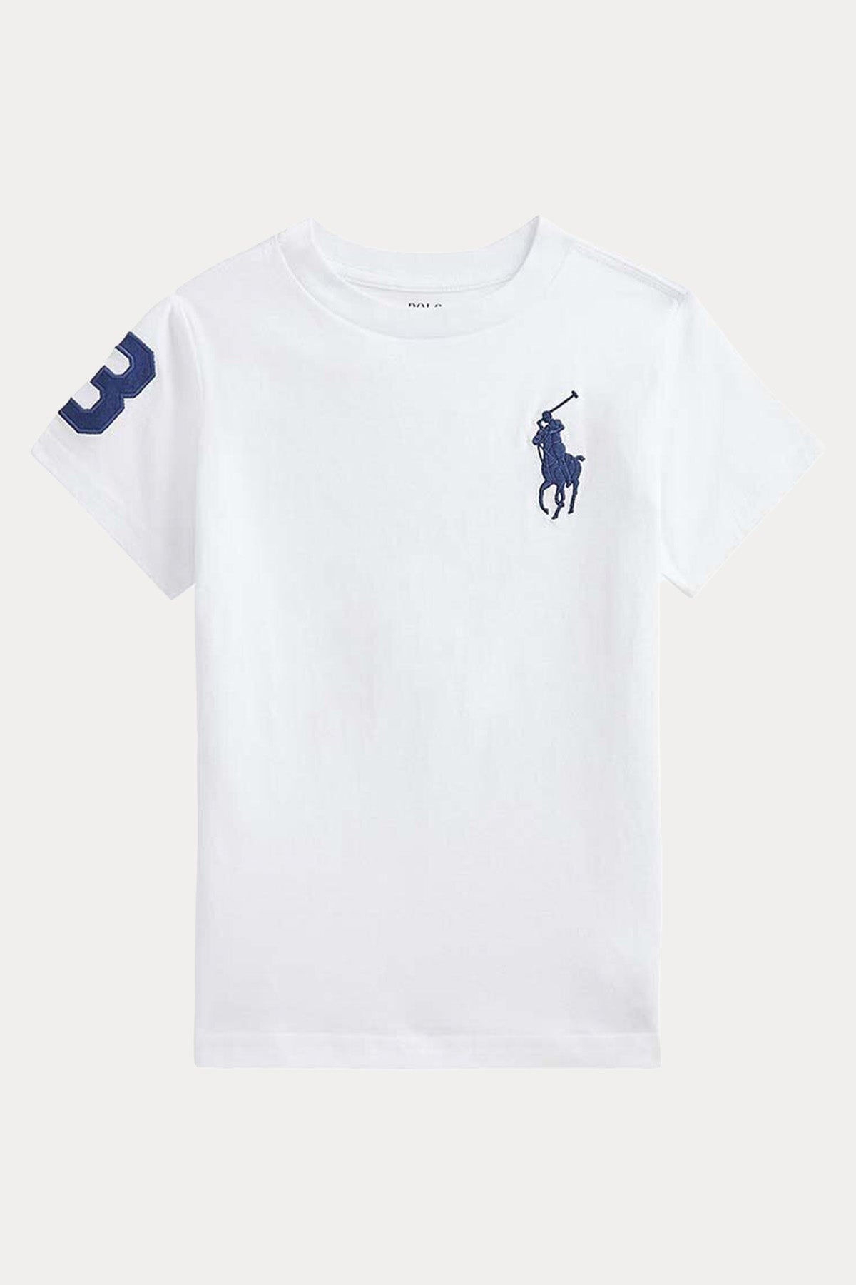 Polo Ralph Lauren Kids 3-7 Yaş Unisex Çocuk Big Pony Logolu T-shirt-T-shirt-Libas