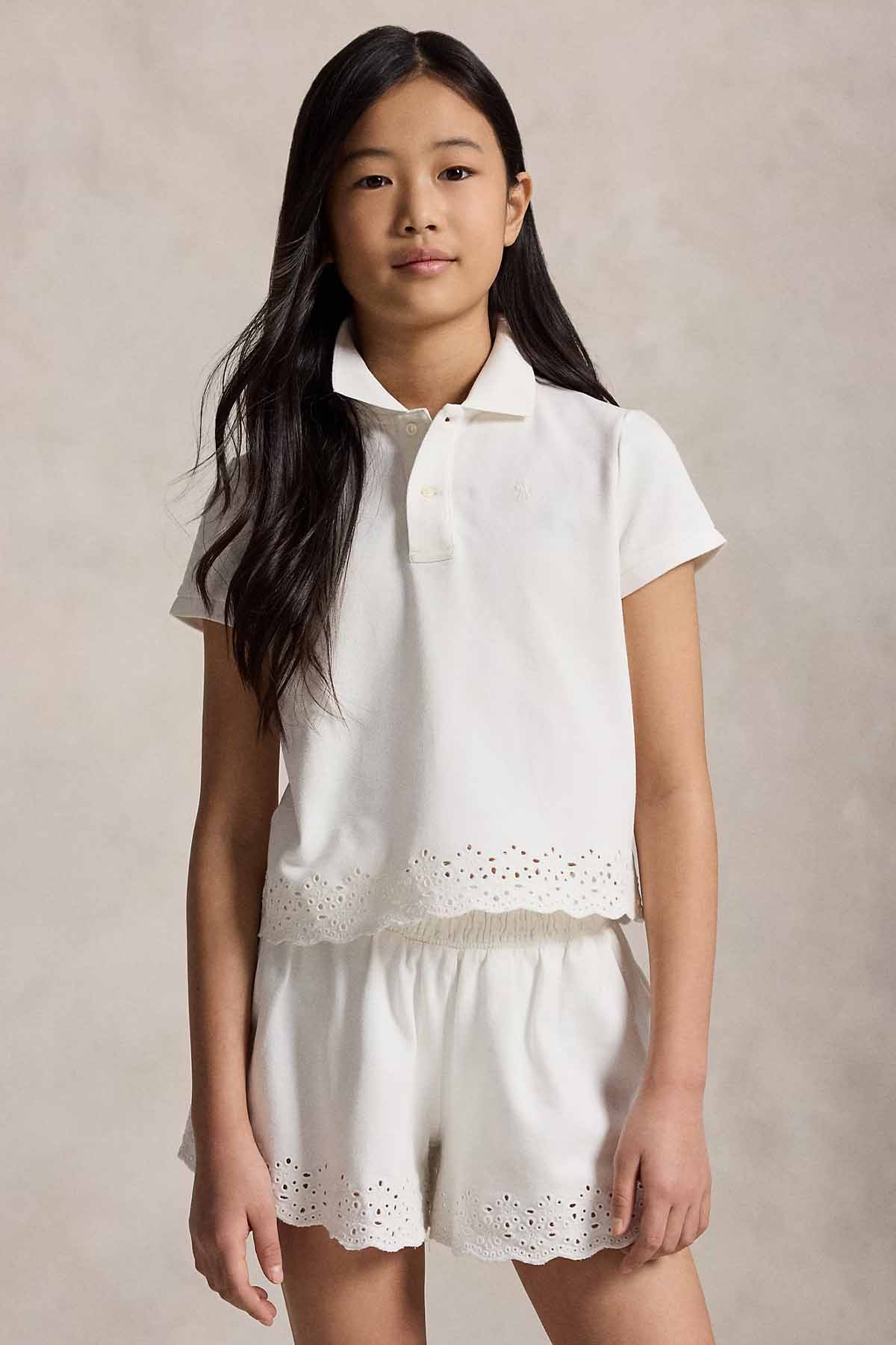 Polo Ralph Lauren Kids S-M Beden Kız Çocuk T-shirt - Şort Set-T-shirt - Şort Set-Libas
