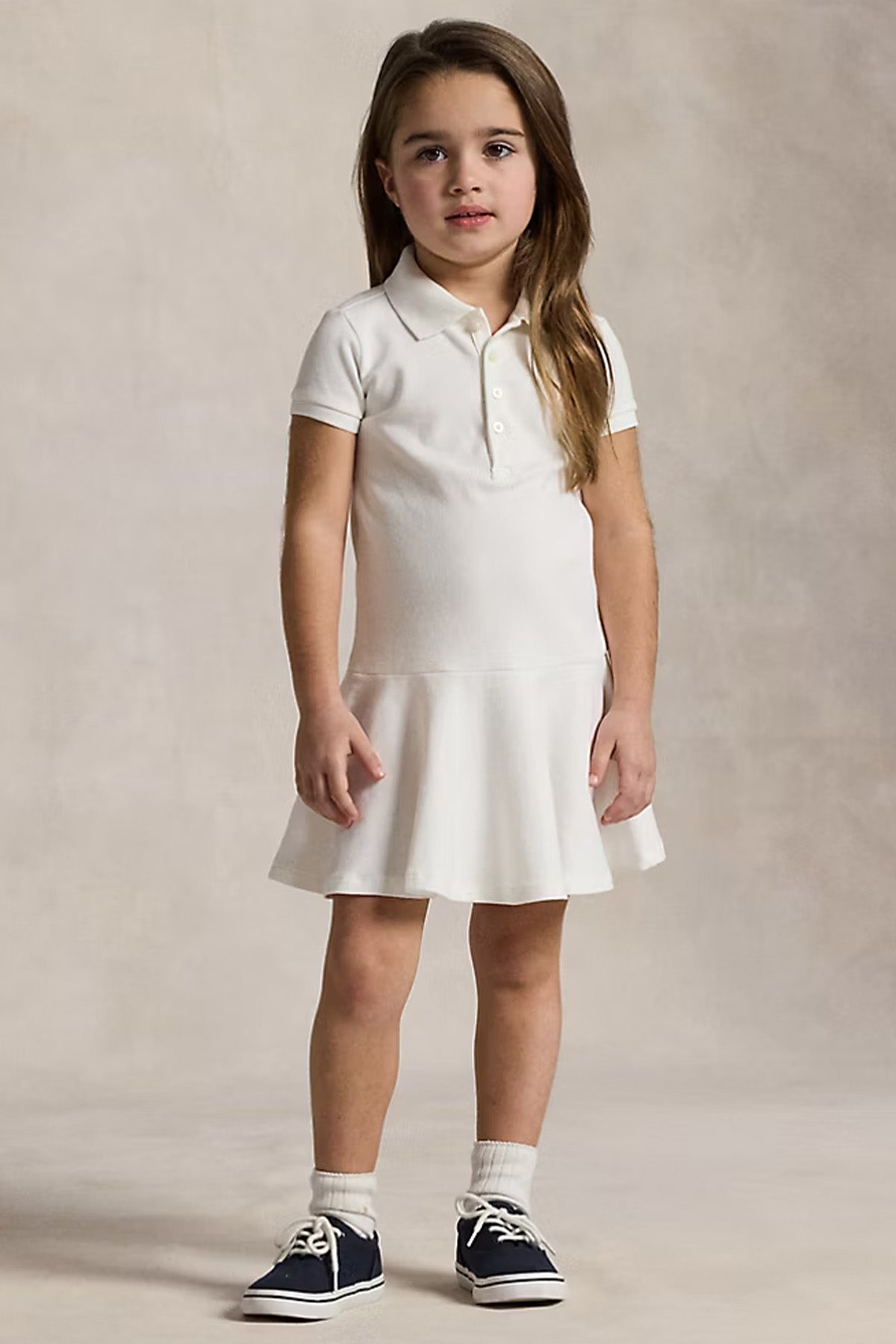 Polo Ralph Lauren Kids 6 Yaş Kız Çocuk Polo Yaka T-shirt Elbise