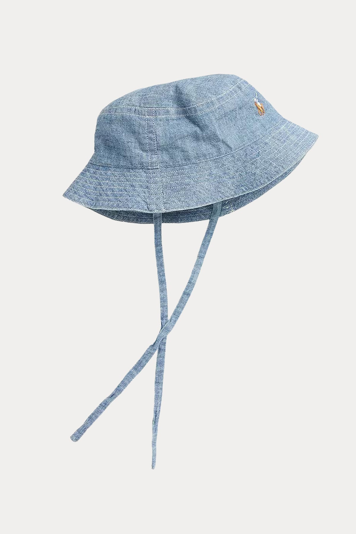 Polo Ralph Lauren Kids 3-24 Aylık Unisex Bebek İp Bağlamalı Bucket Şapka