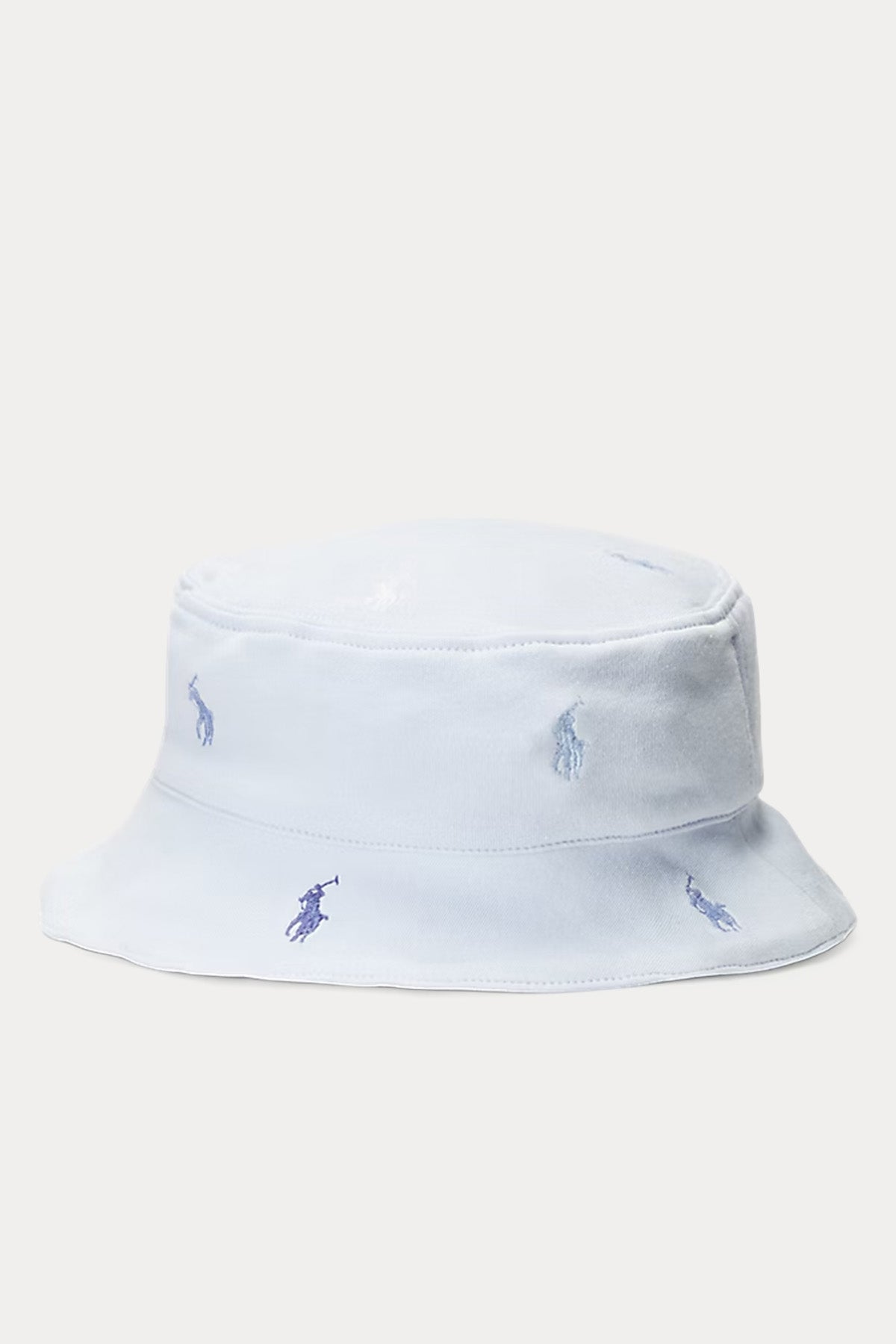 Polo Ralph Lauren Kids 3-24 Aylık Unisex Bebek Pony Logolu İp Bağlamalı Bucket Şapka