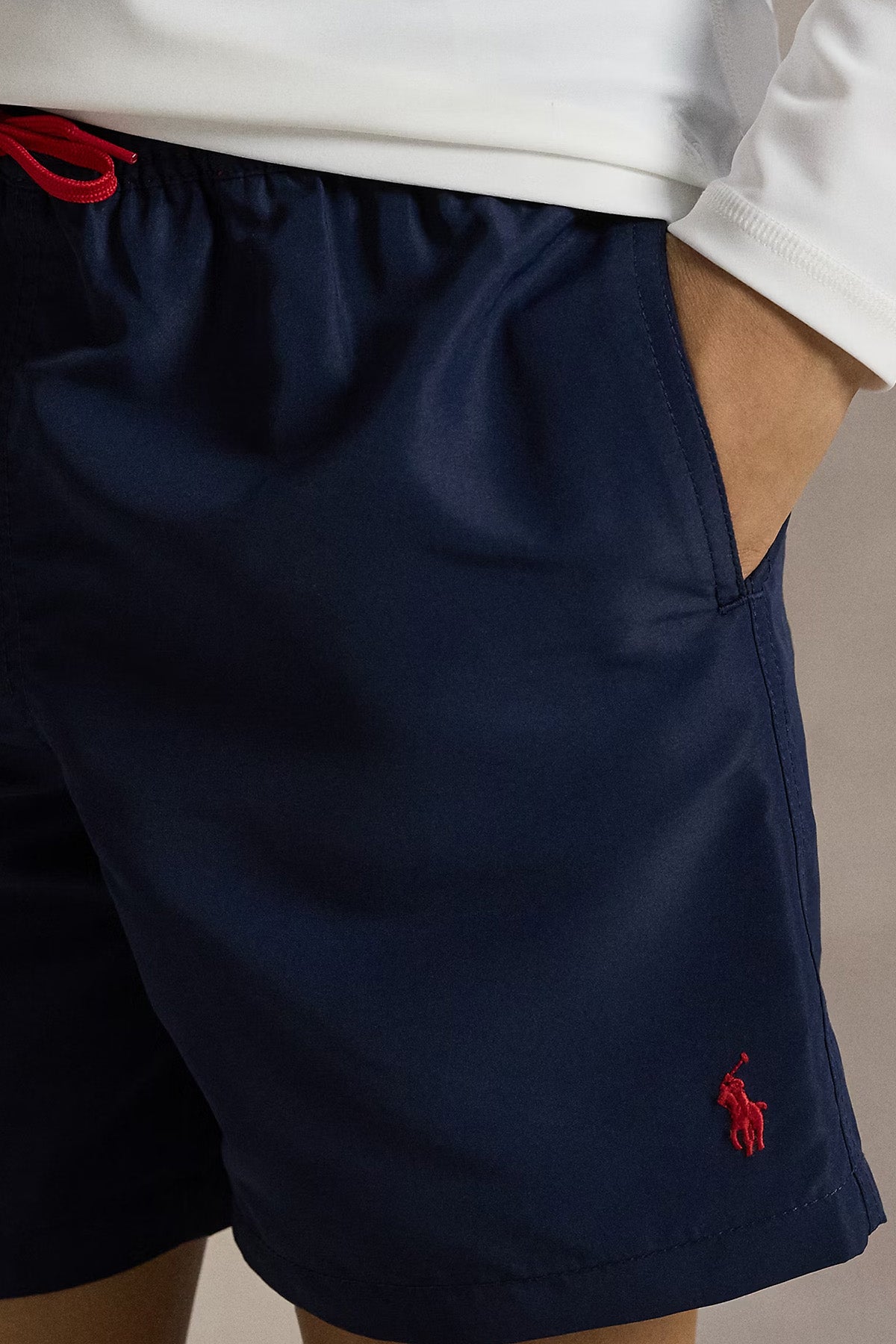 Polo Ralph Lauren Kids S-L Beden Erkek Çocuk Beli Lastikli Şort Mayo-Şort Mayo-Libas