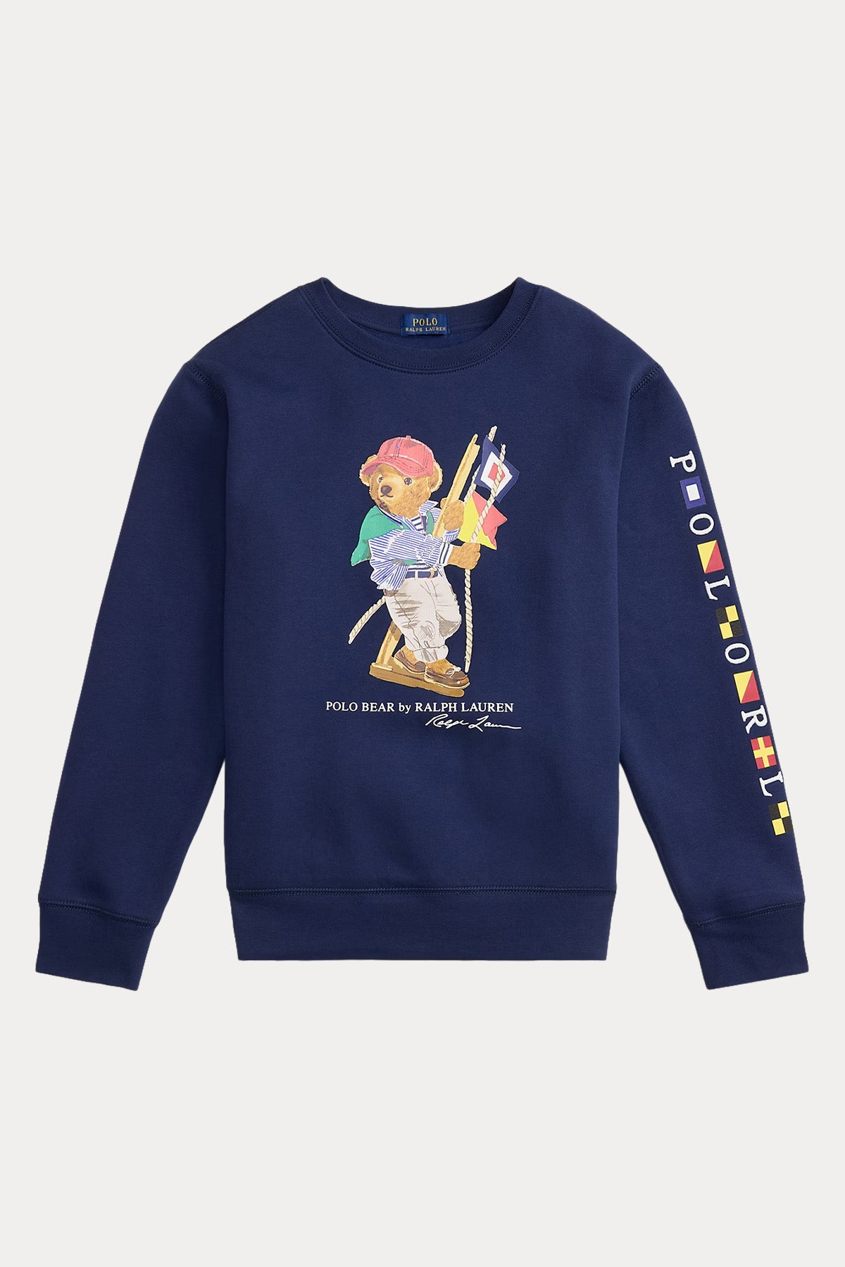 Polo Ralph Lauren Kids M Beden Unisex Çocuk Polo Bear Şardonlu Sweatshirt-Sweatshirt-Libas