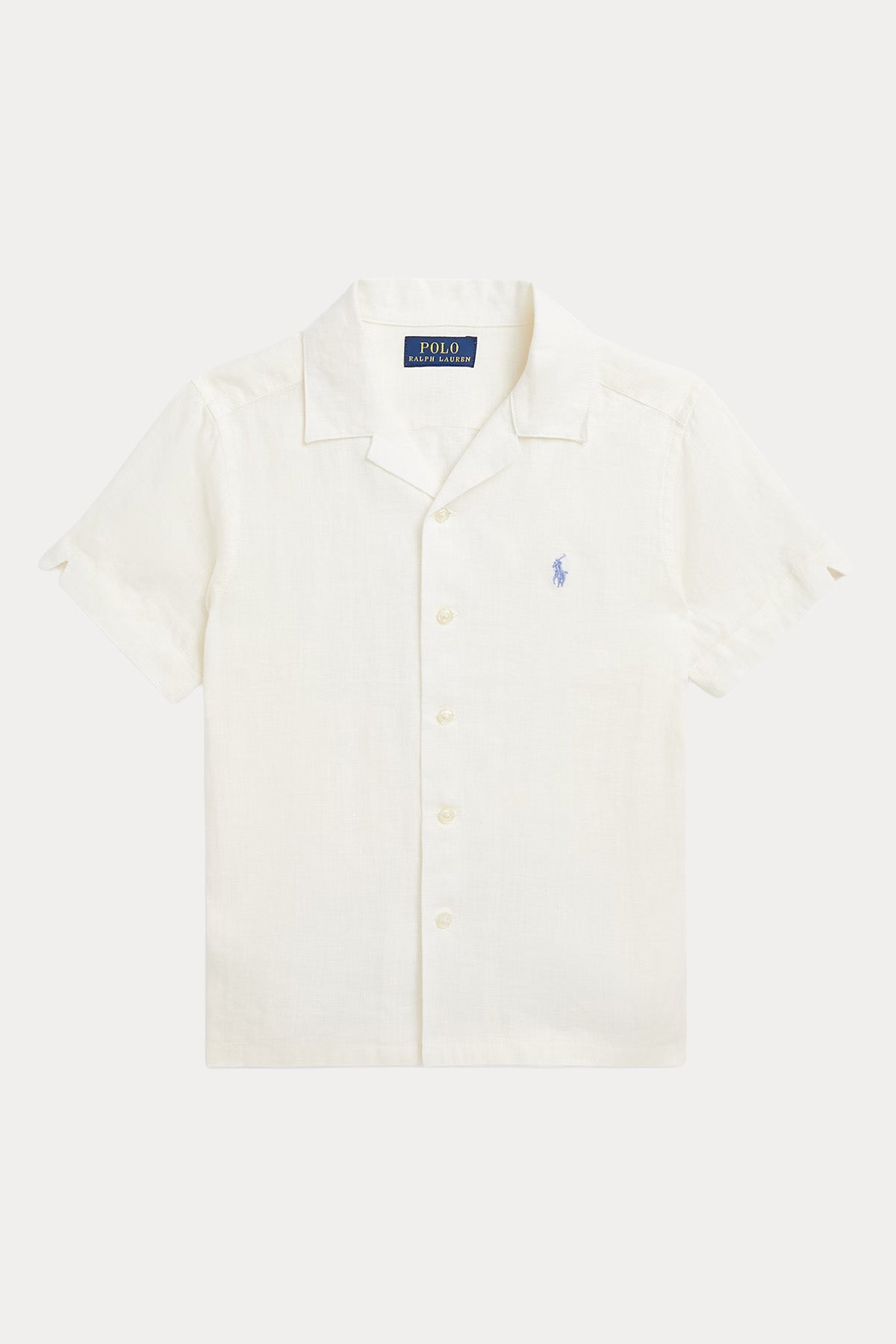 Polo Ralph Lauren Kids 3-5 Yaş Erkek Çocuk Keten Gömlek-Gömlek-Libas