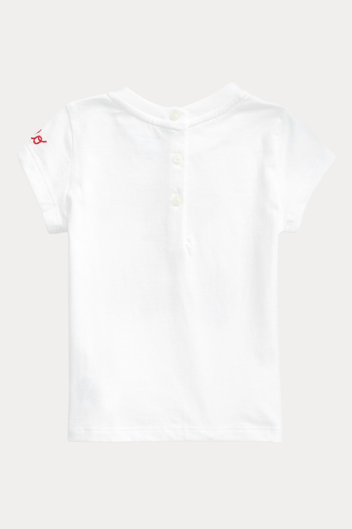Polo Ralph Lauren Kids 12-18 Aylık Kız Bebek Polo Bear T-shirt-T-shirt-Libas
