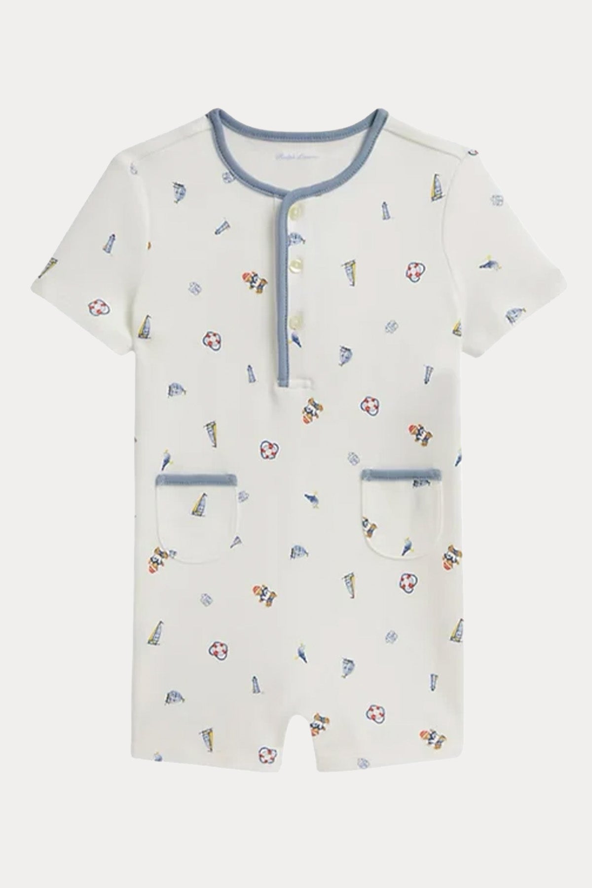 Polo Ralph Lauren Kids 6-9 Aylık Unisex Bebek Polo Bear Tulum