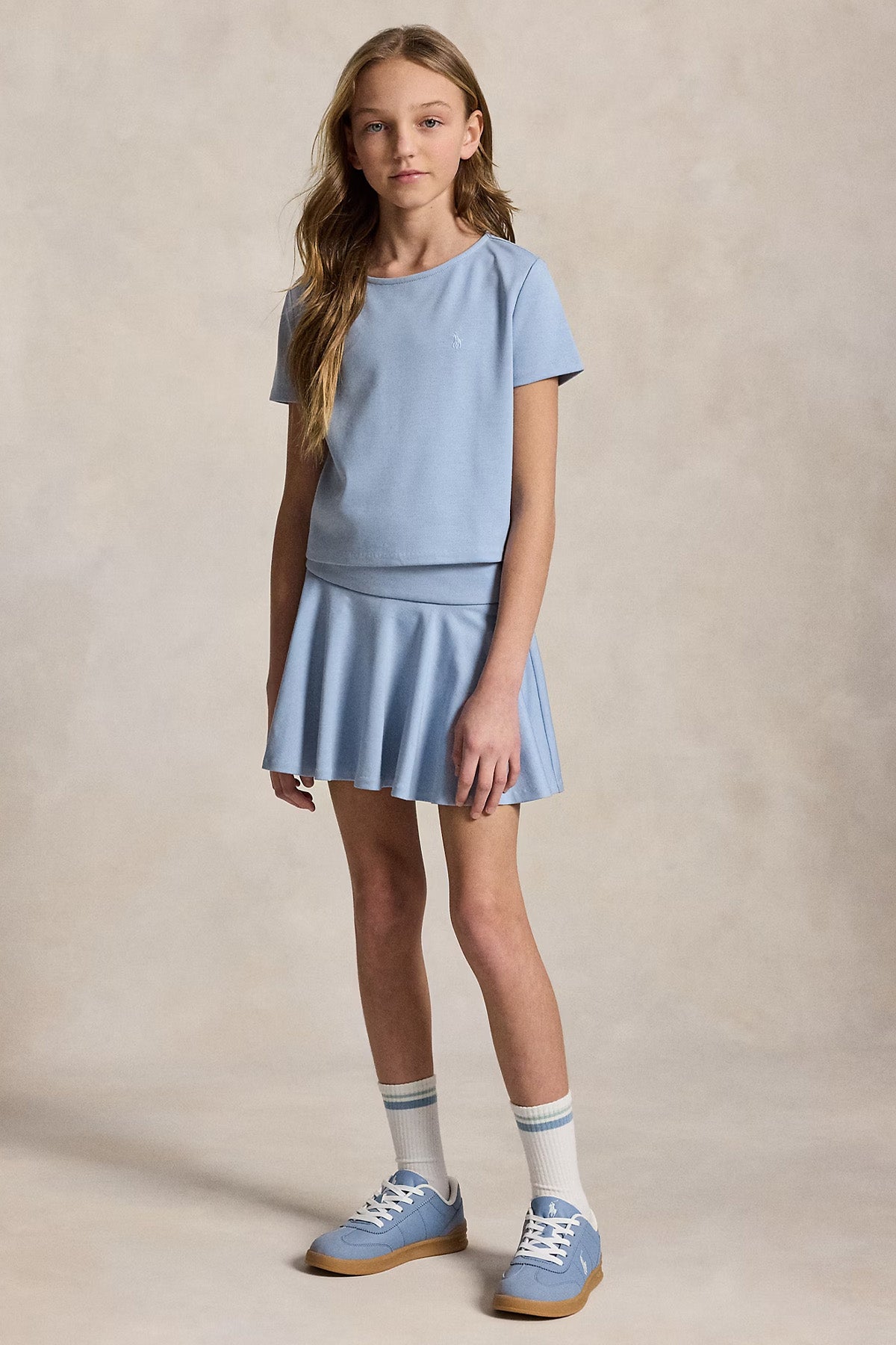 Polo Ralph Lauren Kids S-M Beden Kız Çocuk Bluz Etek Set