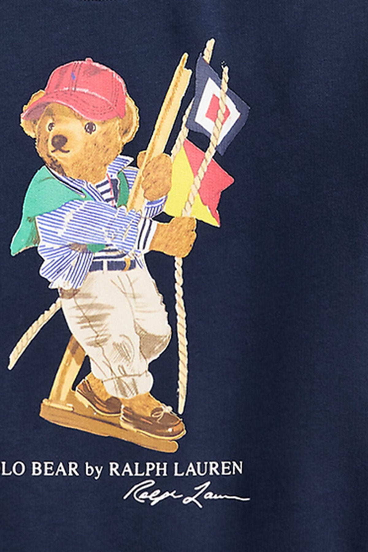 Polo Ralph Lauren Kids 6 Yaş Unisex Çocuk Polo Bear Şardonlu Sweatshirt