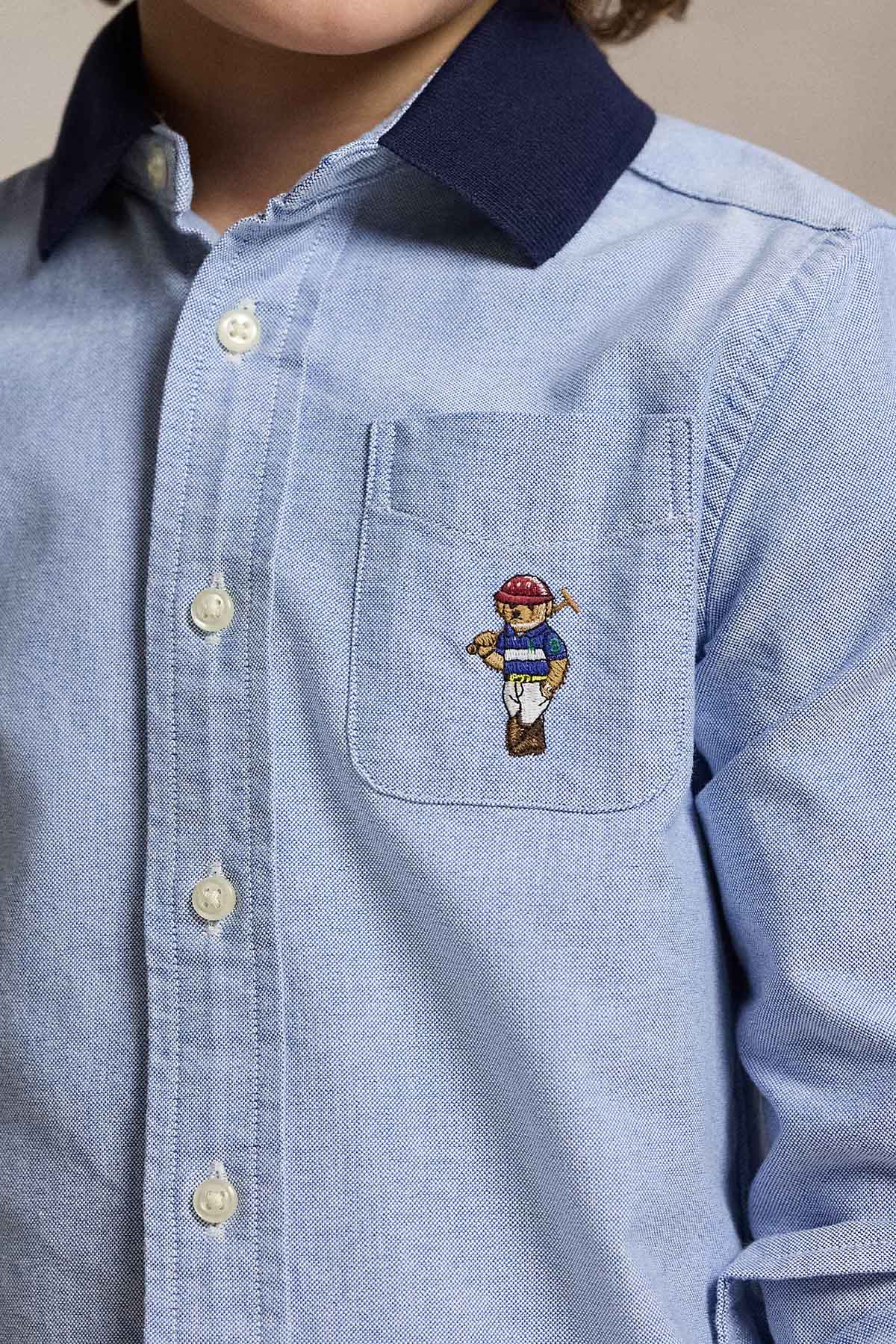 Polo Ralph Lauren Kids 3-6 Yaş Erkek Çocuk Polo Bear Gömlek