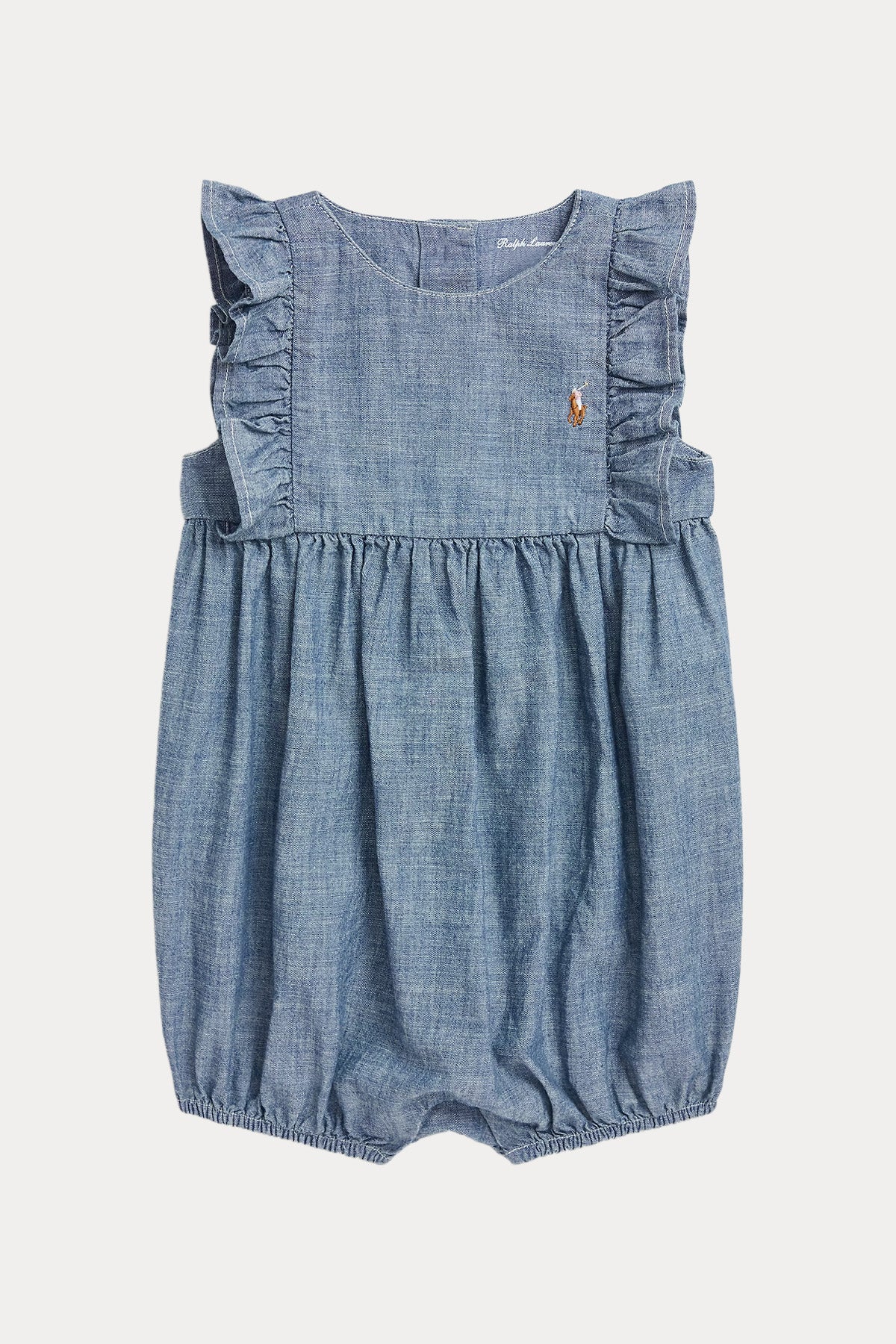 Polo Ralph Lauren Kids 9 Aylık Kız Bebek Fırfırlı Tulum