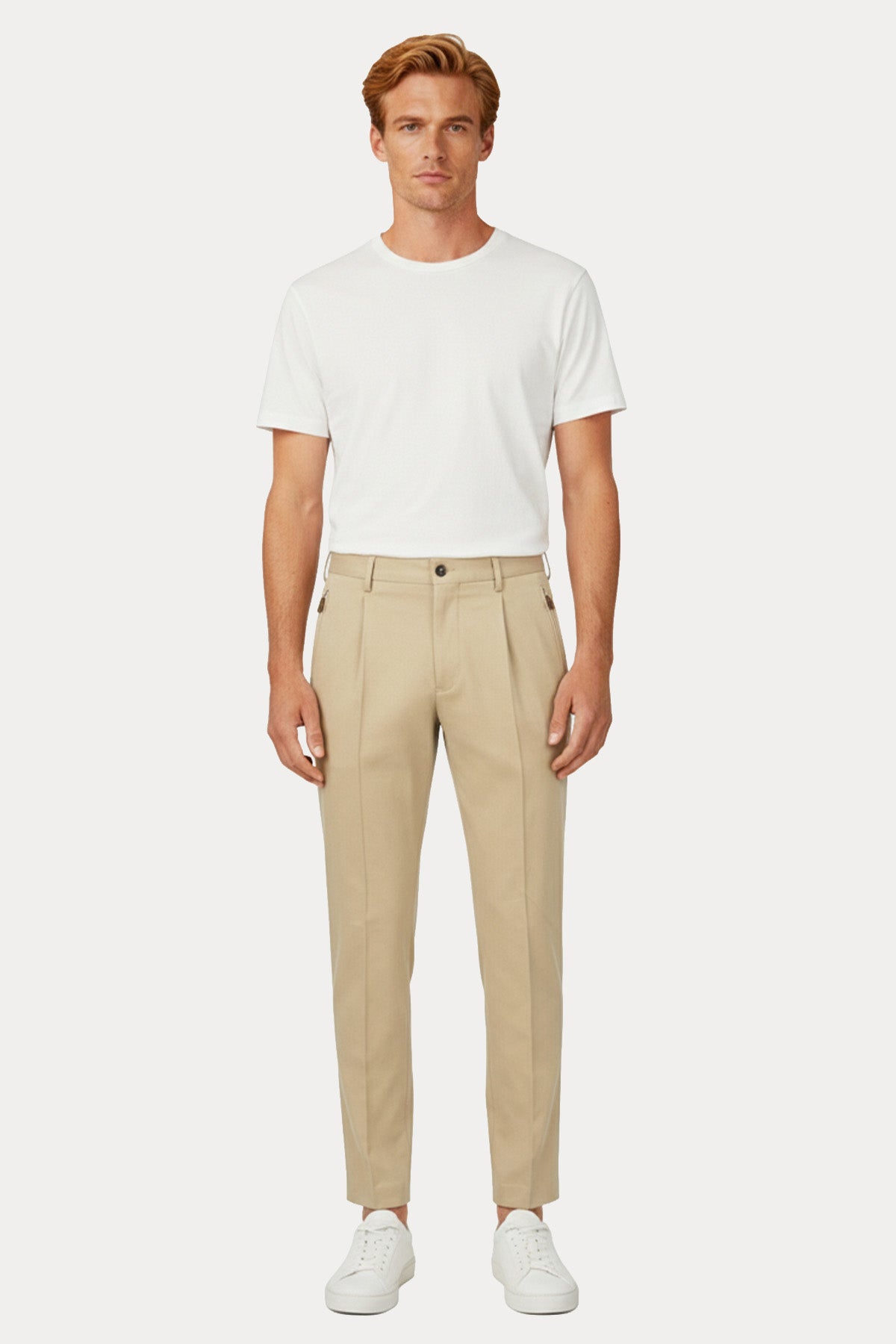 Pantaloni Torino Soft Fit Tek Pile Streç Pantolon