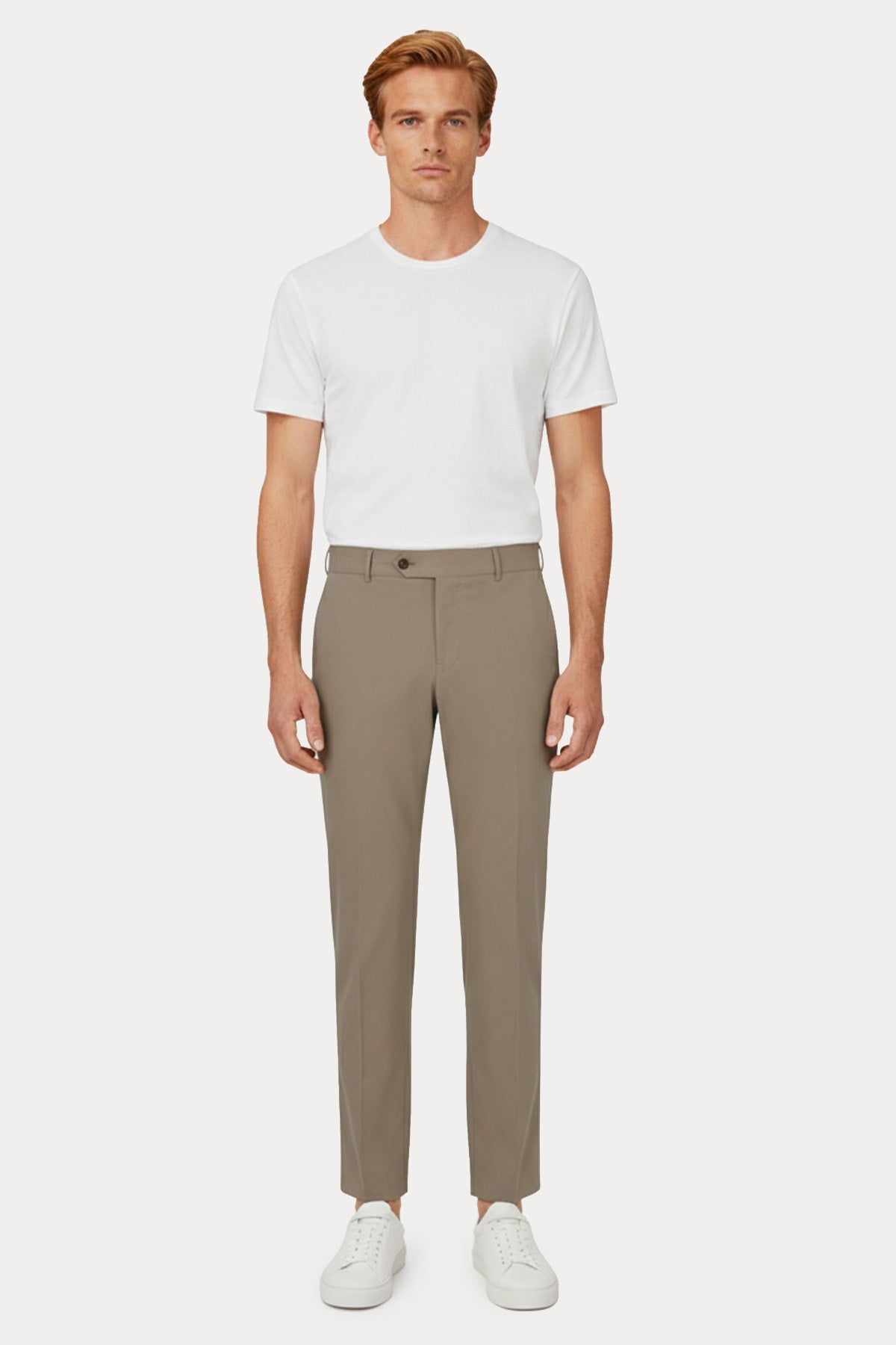 Pantaloni Torino Slim Fit Beli Lastikli Streç Pantolon