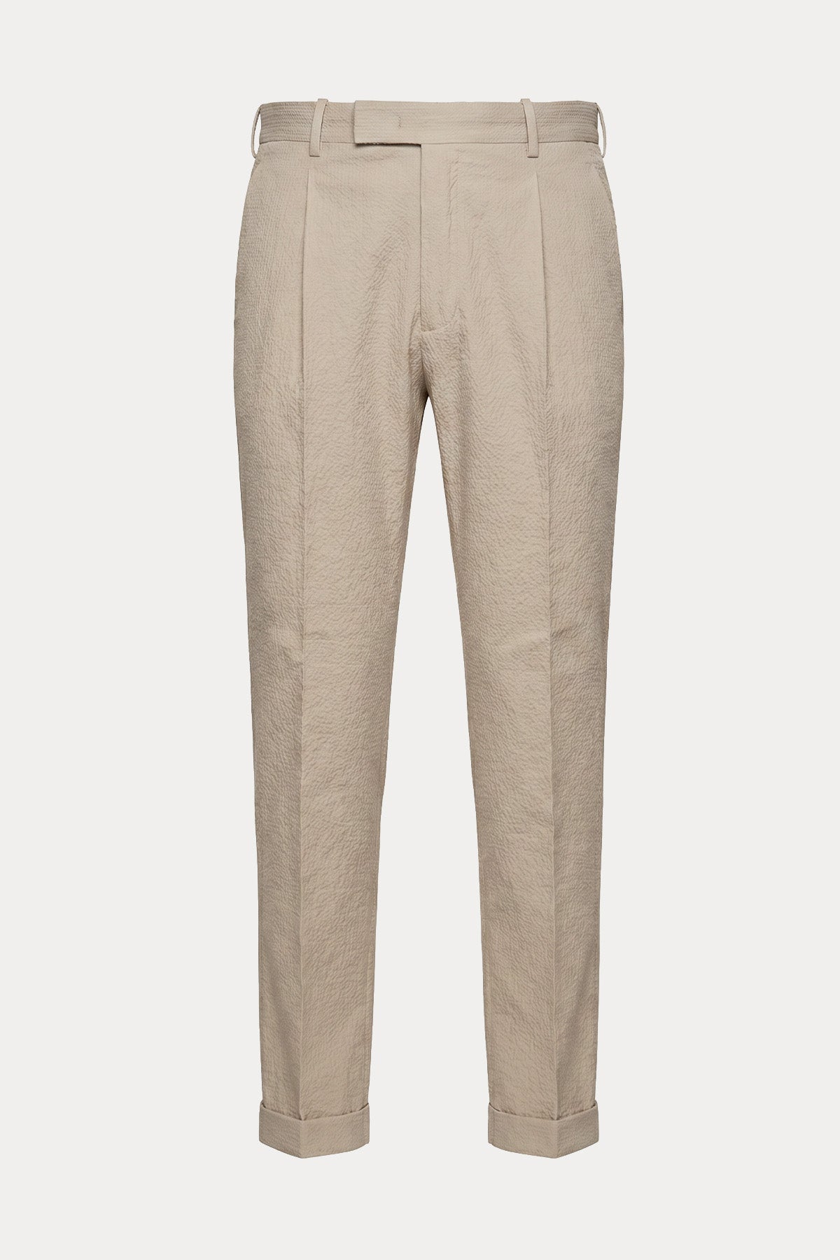 Pantaloni Torino Comfort Fit Tek Pile Duble Paça Streç Dokulu Kumaş Pantolon