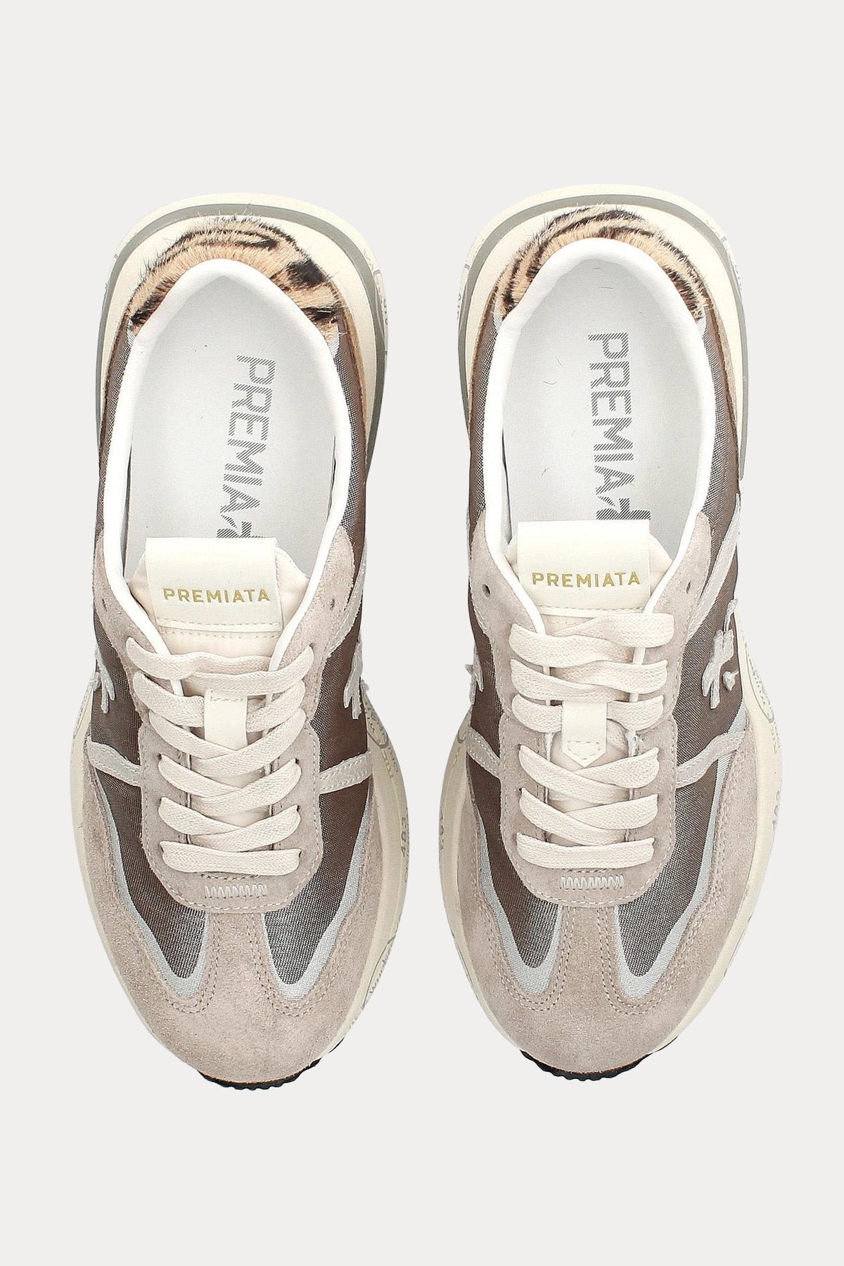 Premiata Cassie Leopar Desenli Sneaker Ayakkabı