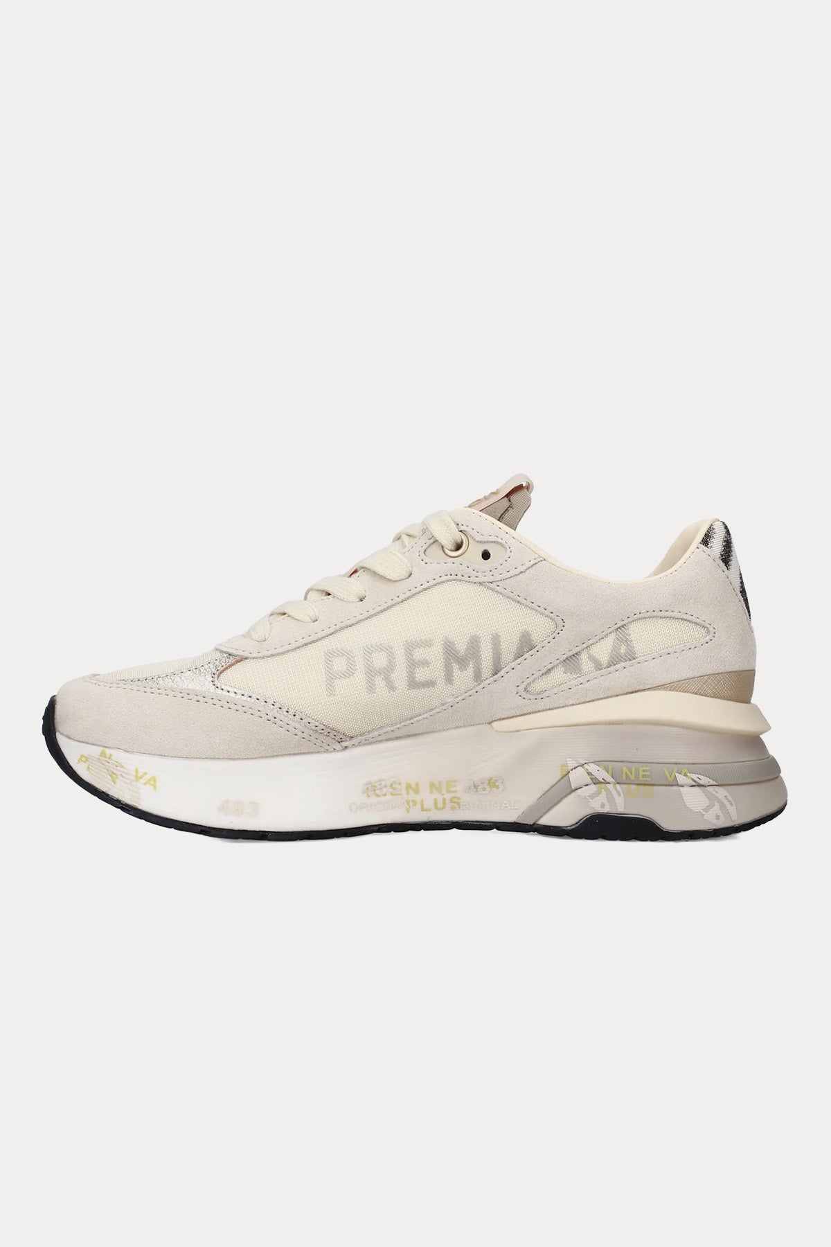 Premiata Moerund Zebra Desenli Süet Sneaker Ayakkabı