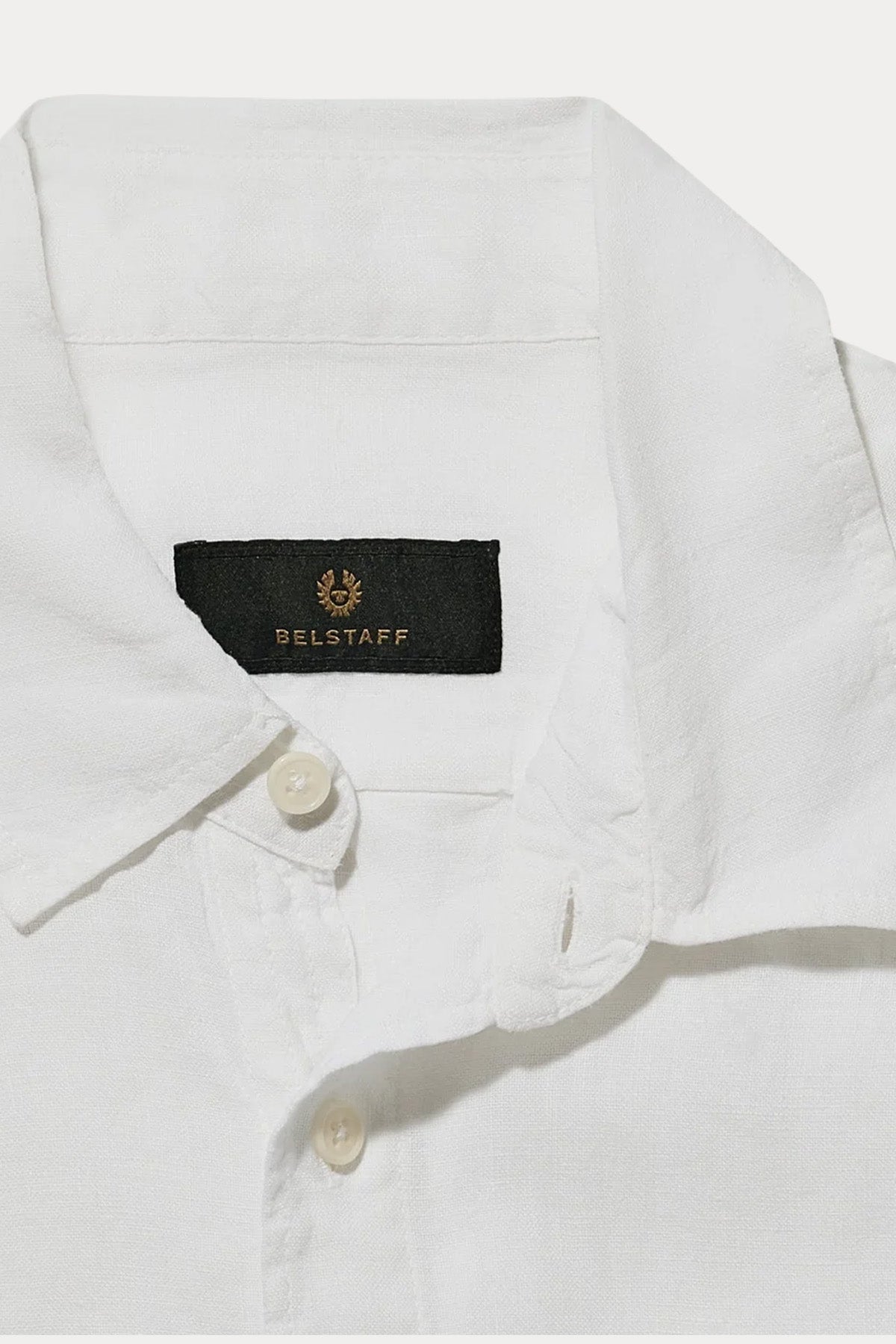 Belstaff Regular Fit Cep Detaylı Keten Gömlek-Gömlek-Libas