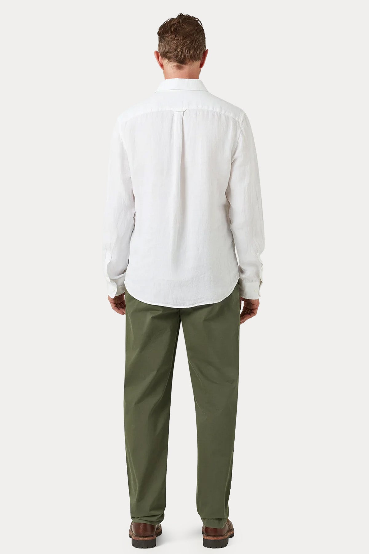 Belstaff Regular Fit Cep Detaylı Keten Gömlek-Gömlek-Libas