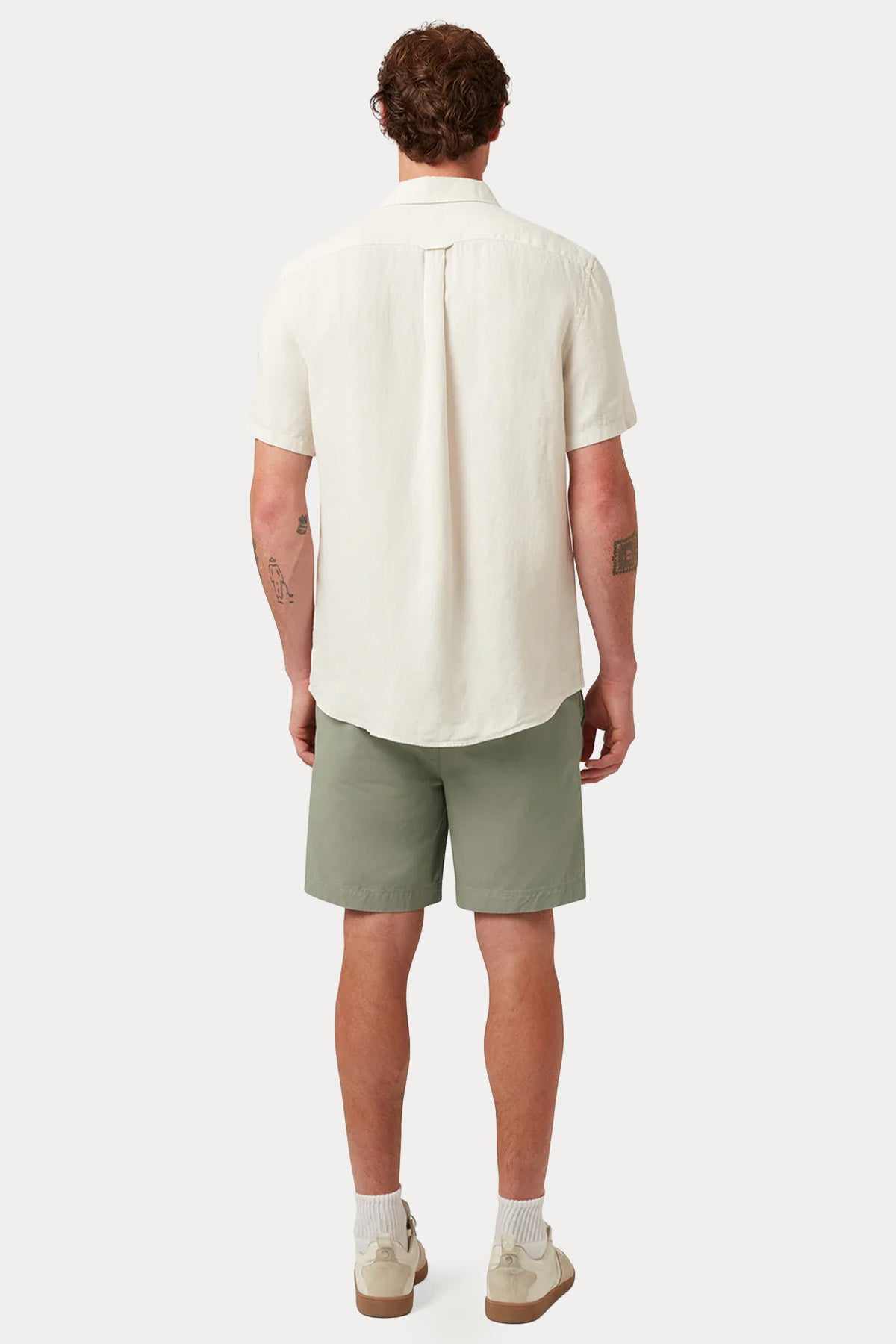 Belstaff Regular Fit Cep Detaylı Keten Gömlek-Gömlek-Libas