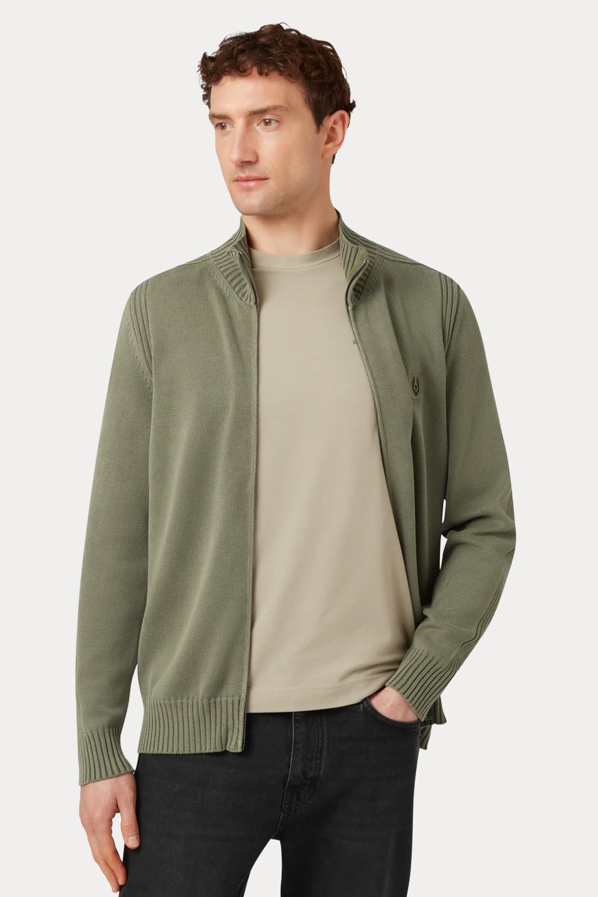 Belstaff Regular Fit Örgü Triko Ceket-Ceket-Libas