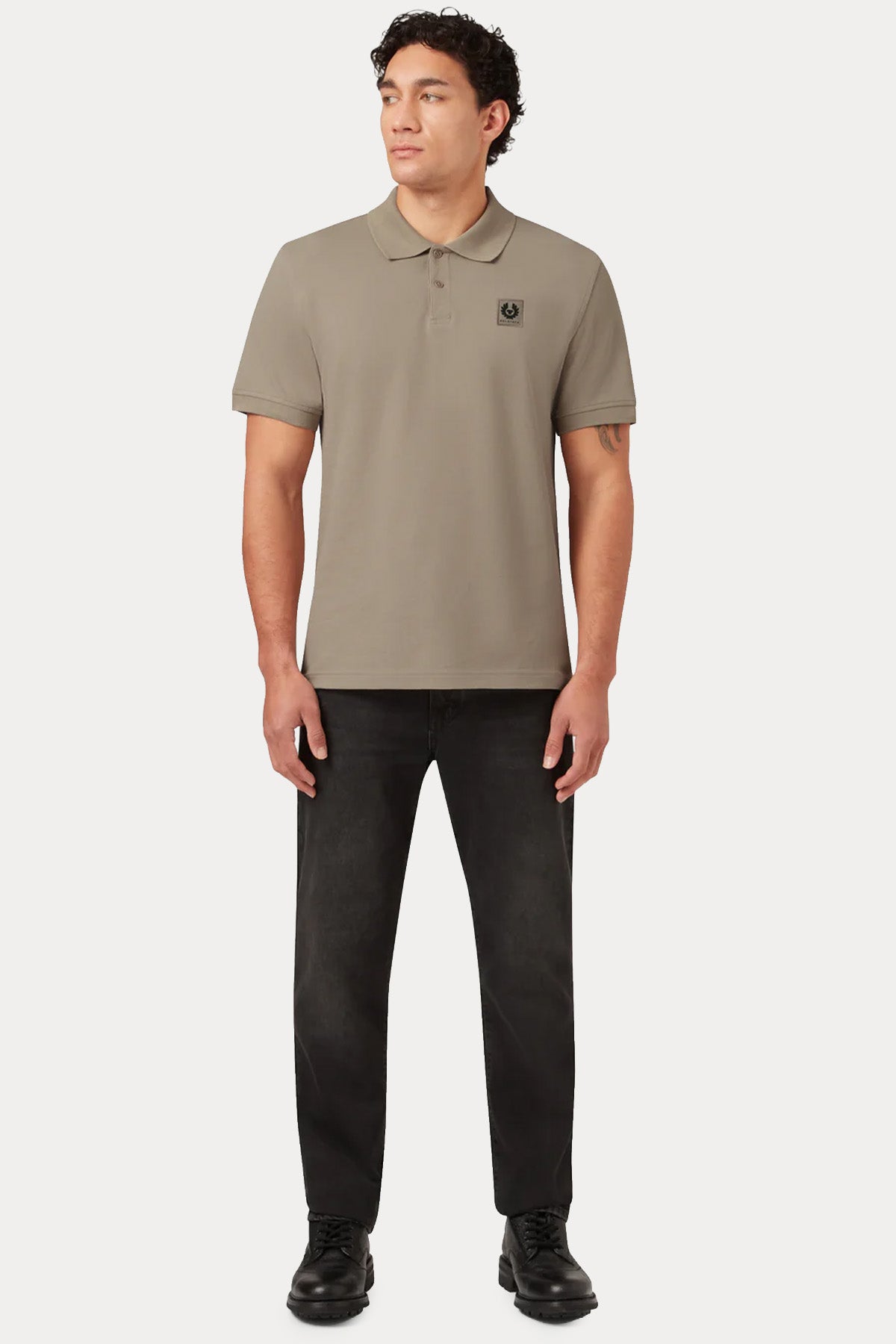 Belstaff Regular Fit Logolu Polo Yaka T-shirt-T-shirt-Libas