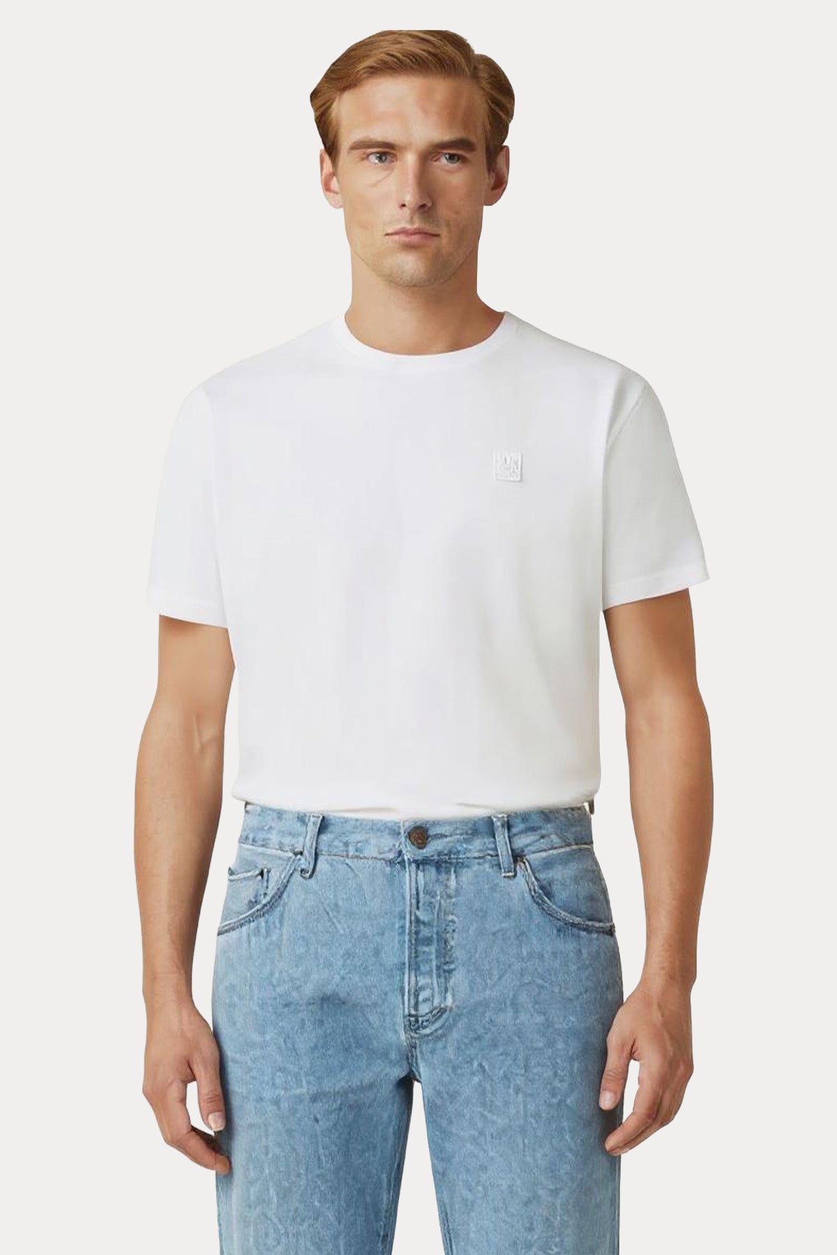 Belstaff Regular Fit Logolu Yuvarlak Yaka T-shirt