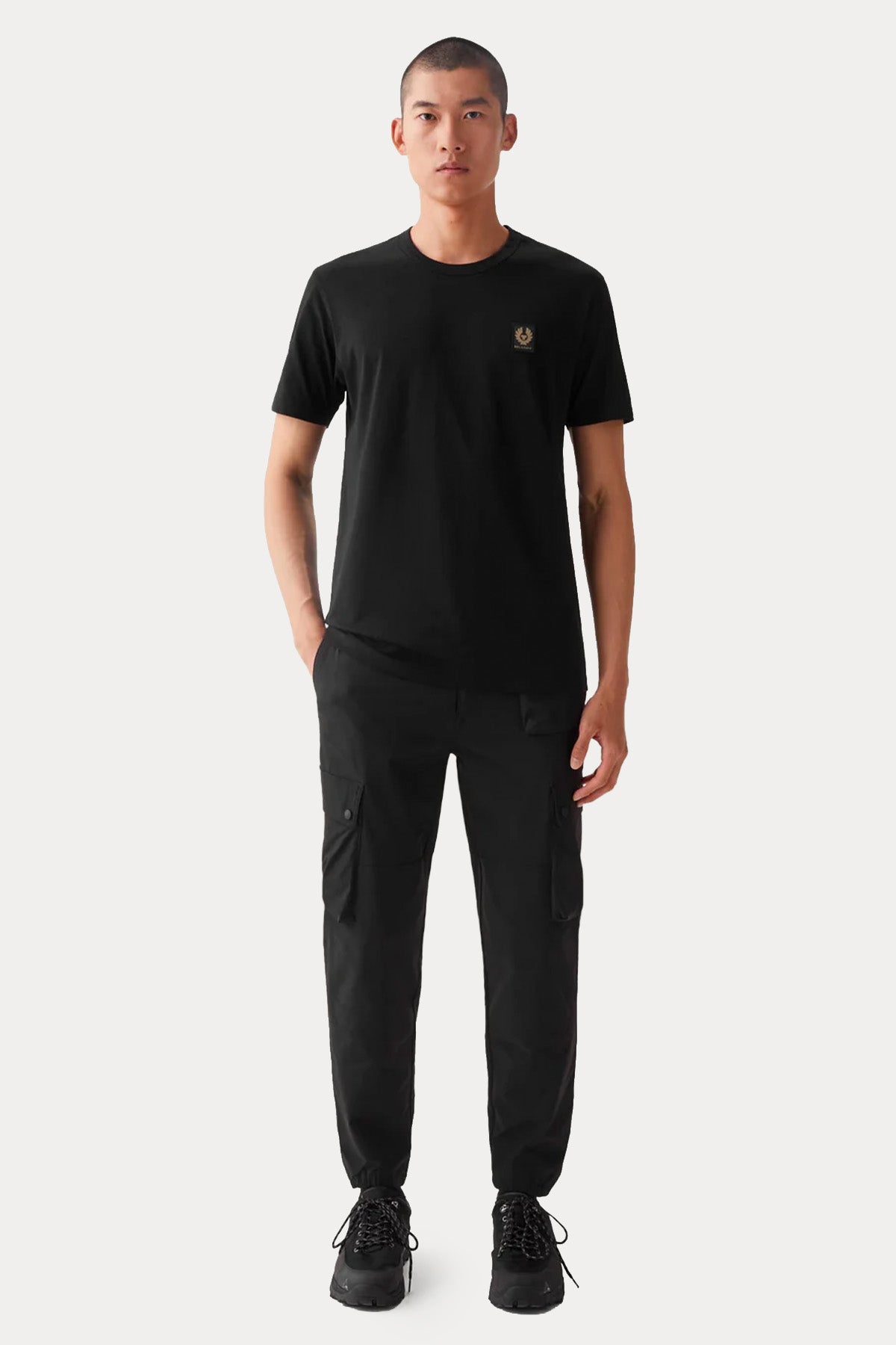Belstaff Regular Fit Logolu Yuvarlak Yaka T-shirt-T-shirt-Libas
