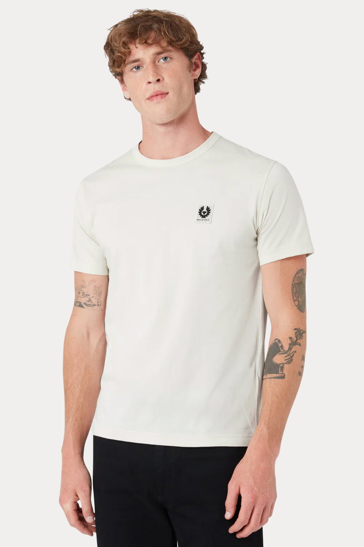 Belstaff Regular Fit Logolu Yuvarlak Yaka T-shirt-T-shirt-Libas