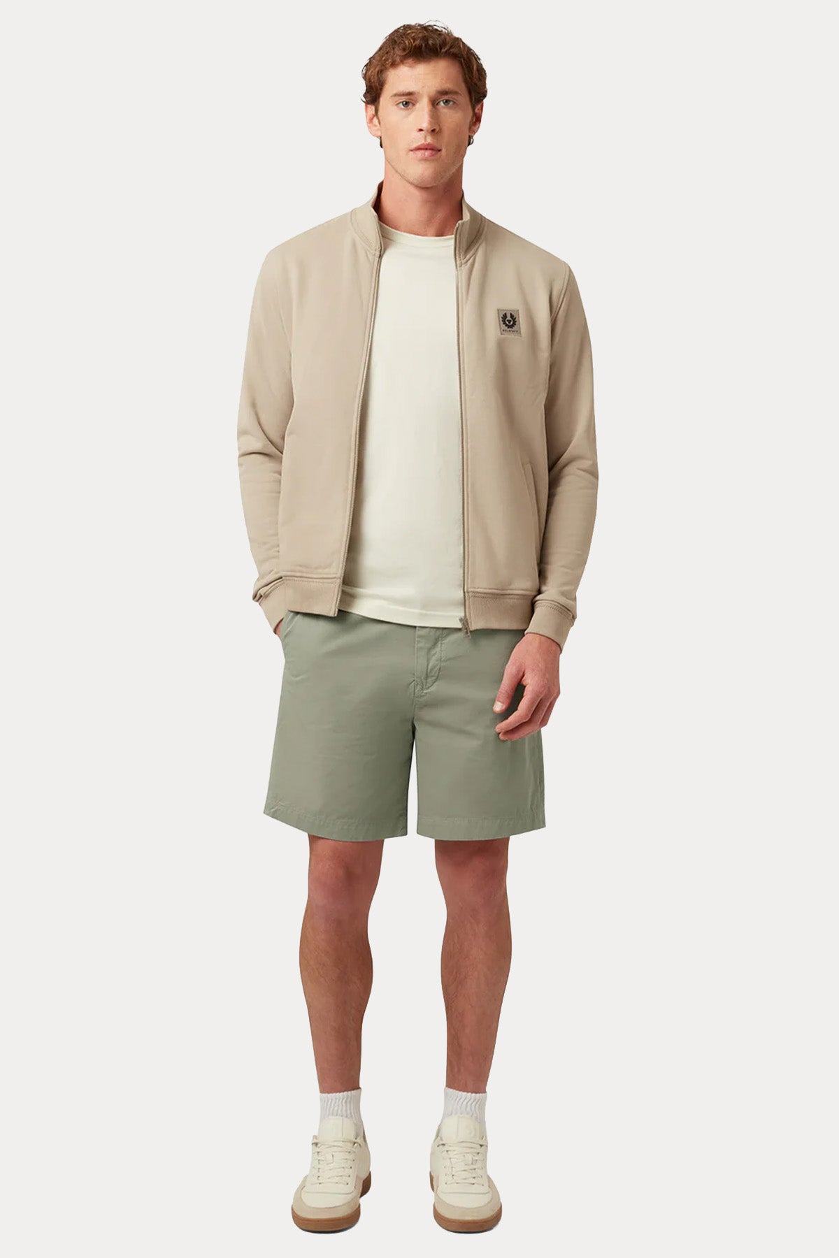 Belstaff Regular Fit Yandan Cepli Şort-Şort-Libas