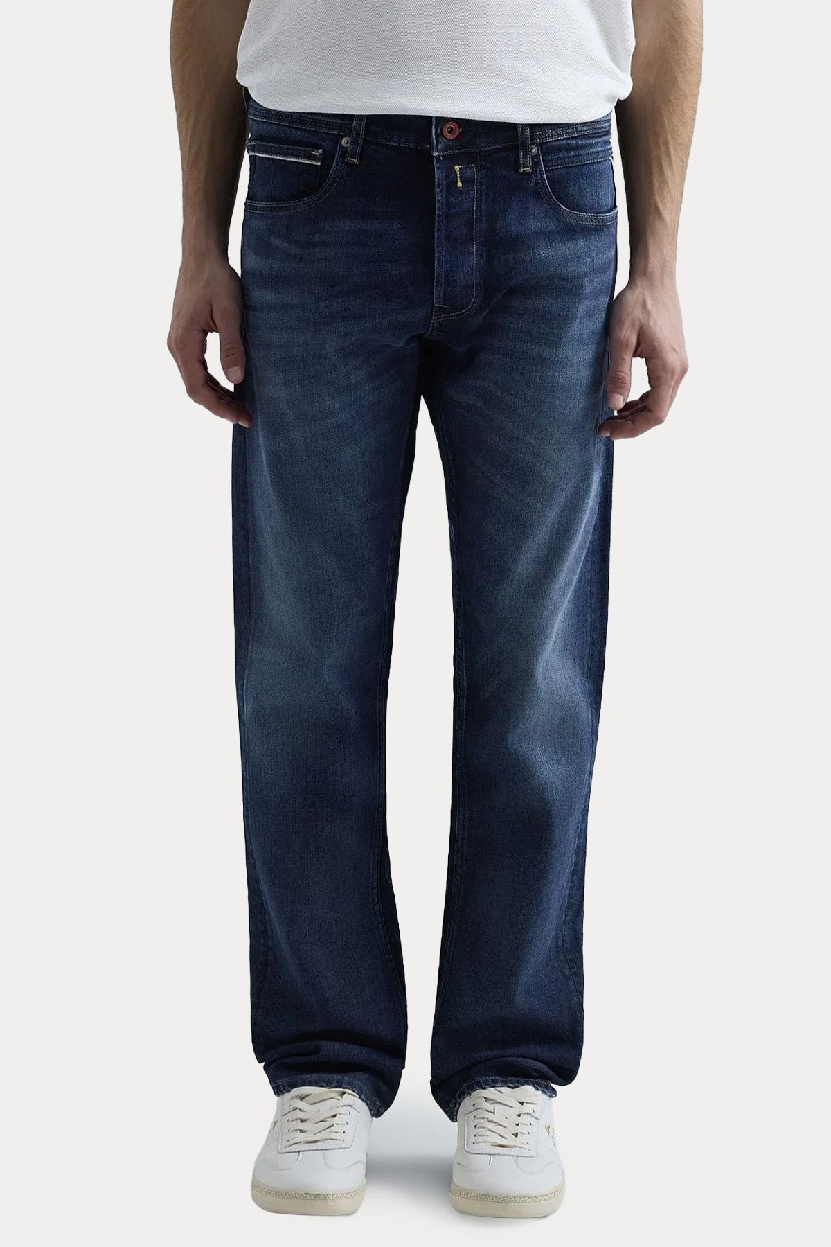 Replay Grover Straight Fit Yıkamalı Jeans-Jeans-Libas