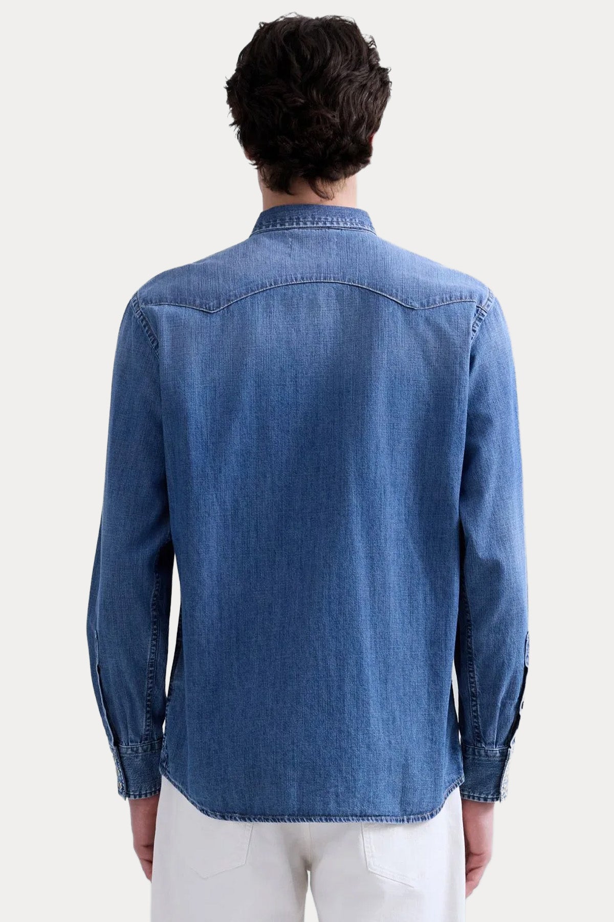 Replay Regular Fit Denim Gömlek-Gömlek-Libas