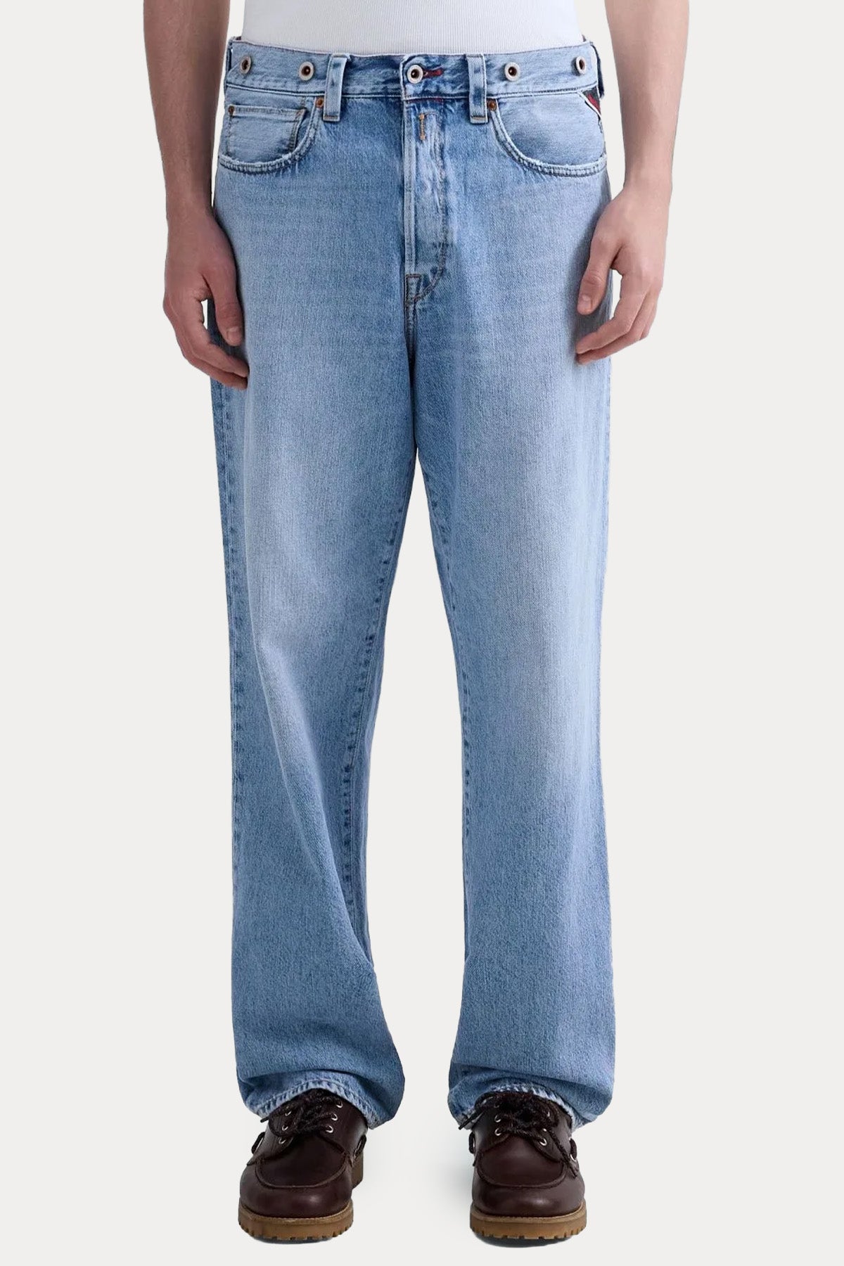 Replay Bwaii Relaxed Fit Yıkamalı Jeans-Jeans-Libas