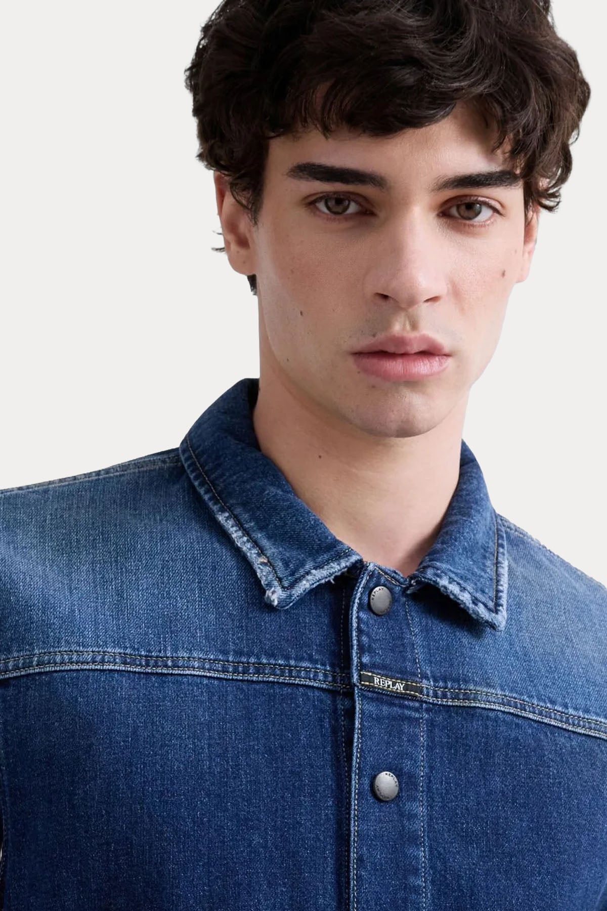 Replay Regular Fit Yıkamalı Denim Ceket-Ceket-Libas