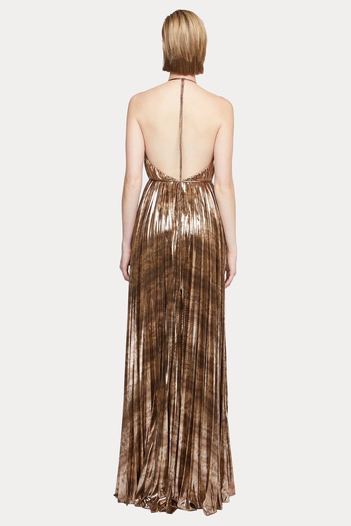 Halston Maxine Jarse Maxi Abiye Elbise-Abiye-Libas