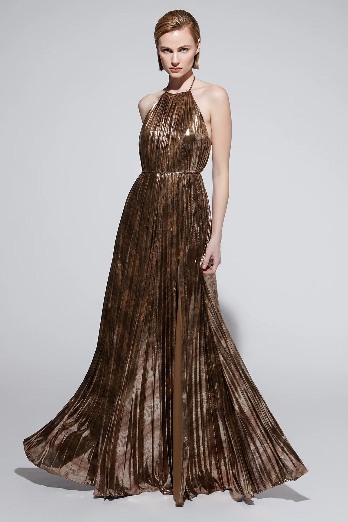 Halston Maxine Jarse Maxi Abiye Elbise