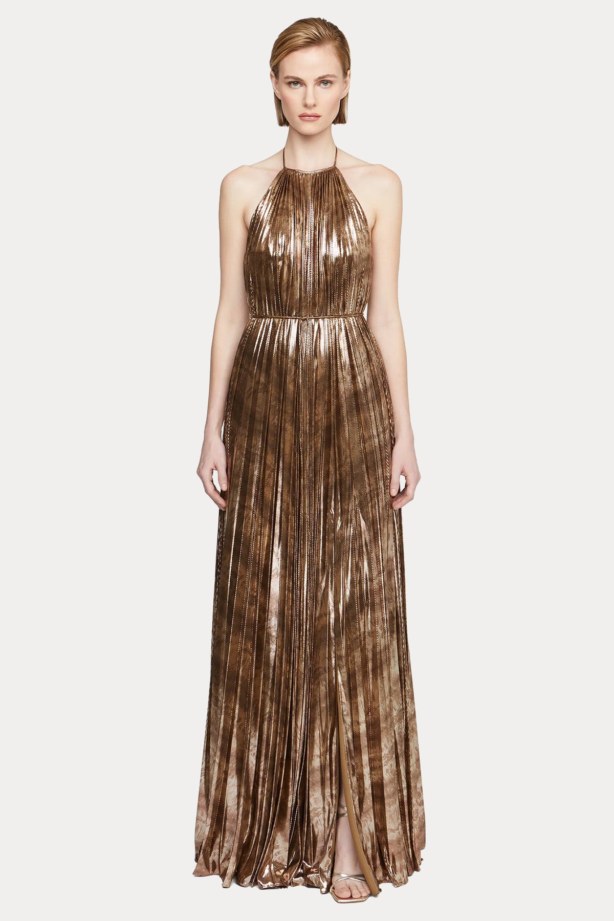 Halston Maxine Jarse Maxi Abiye Elbise-Abiye-Libas