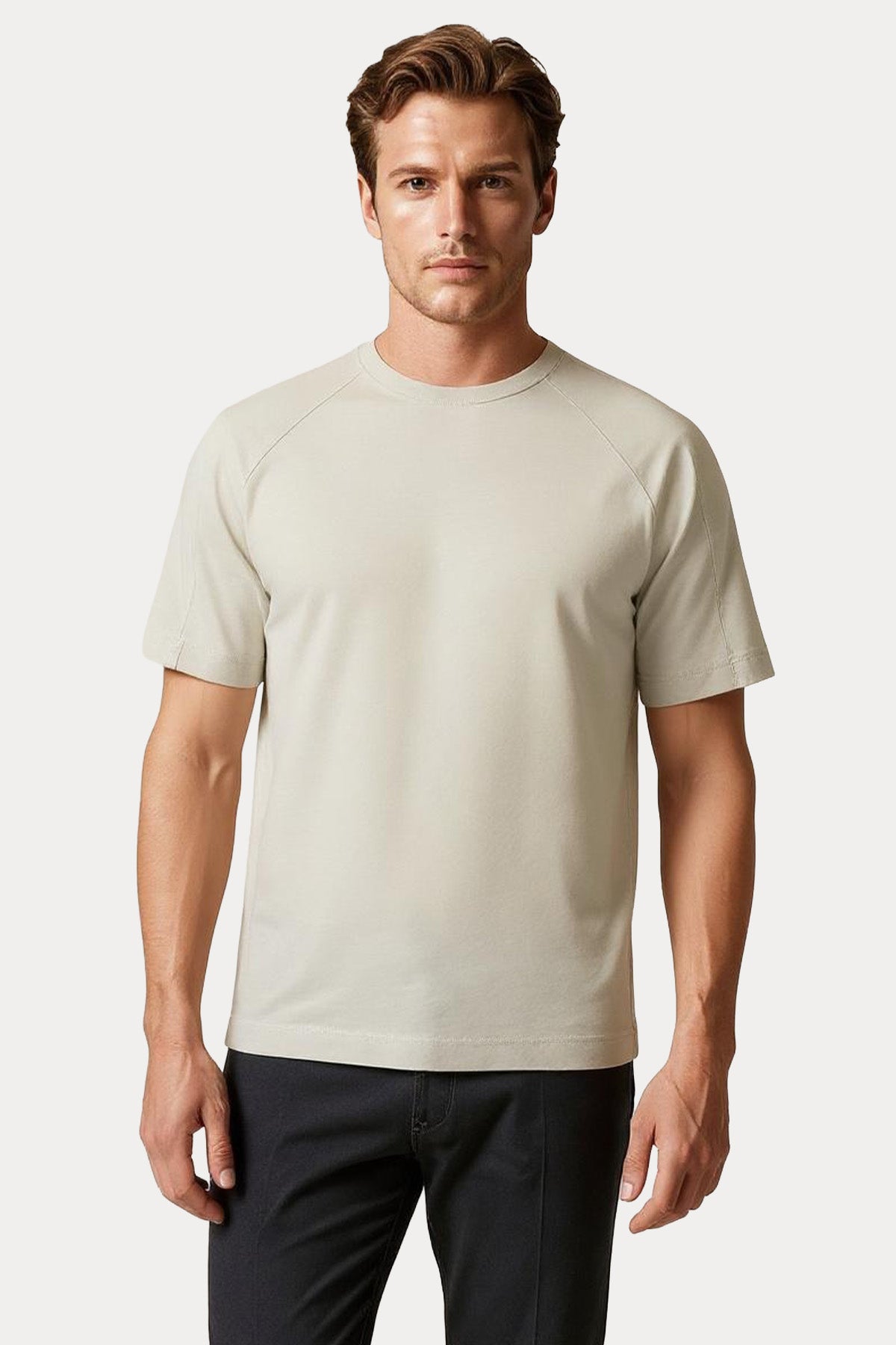 Transit Relaxed Fit Yuvarlak Yaka T-shirt