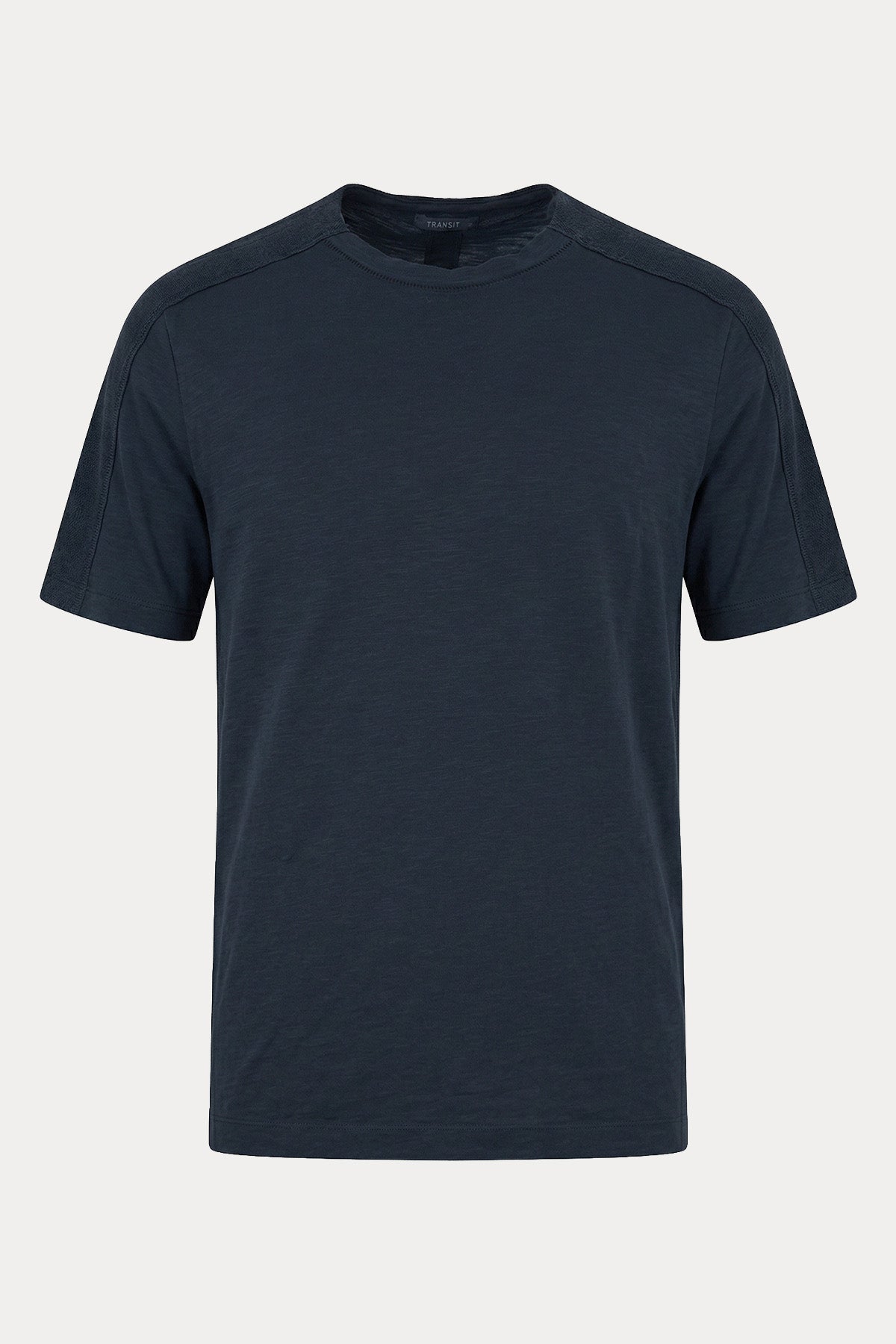 Transit Regular Fit Keten Yuvarlak Yaka T-shirt-T-shirt-Libas