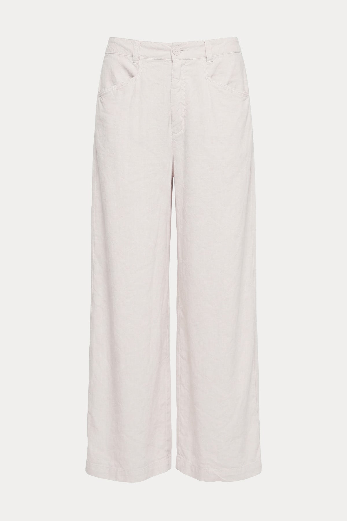 Transit Relaxed Fit Streç Keten Pantolon-Pantolon-Libas