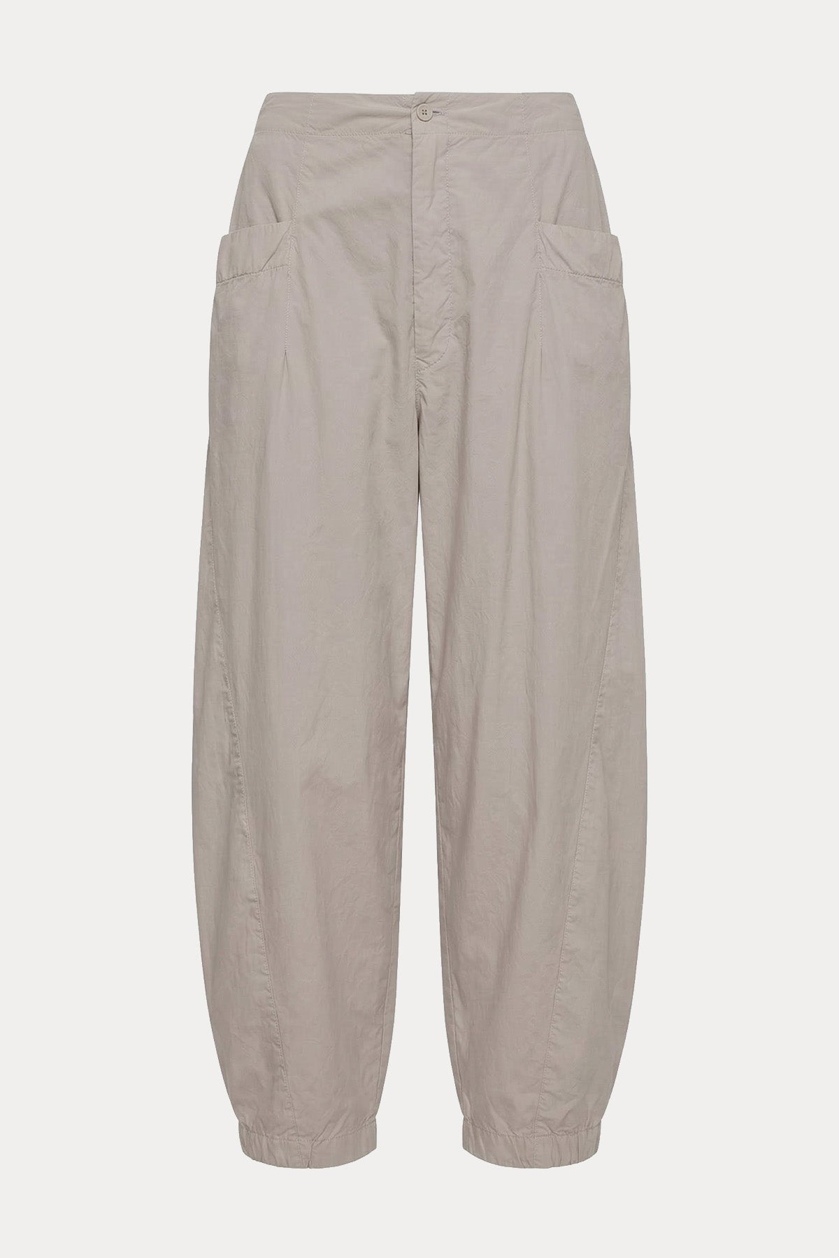 Transit Relaxed Fit İnce Dokulu Crop Pantolon-Pantolon-Libas