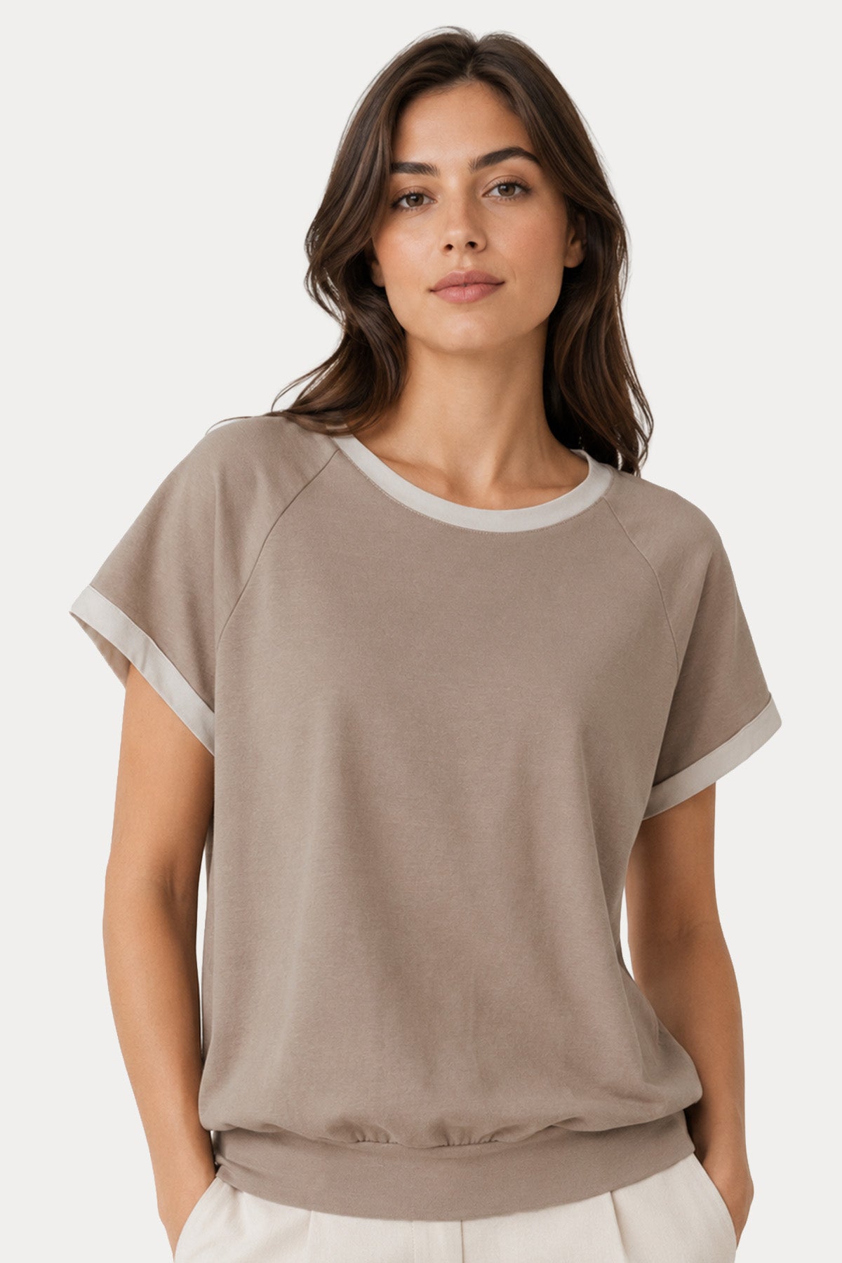 Transit Comfort Fit Yuvarlak Yaka T-shirt